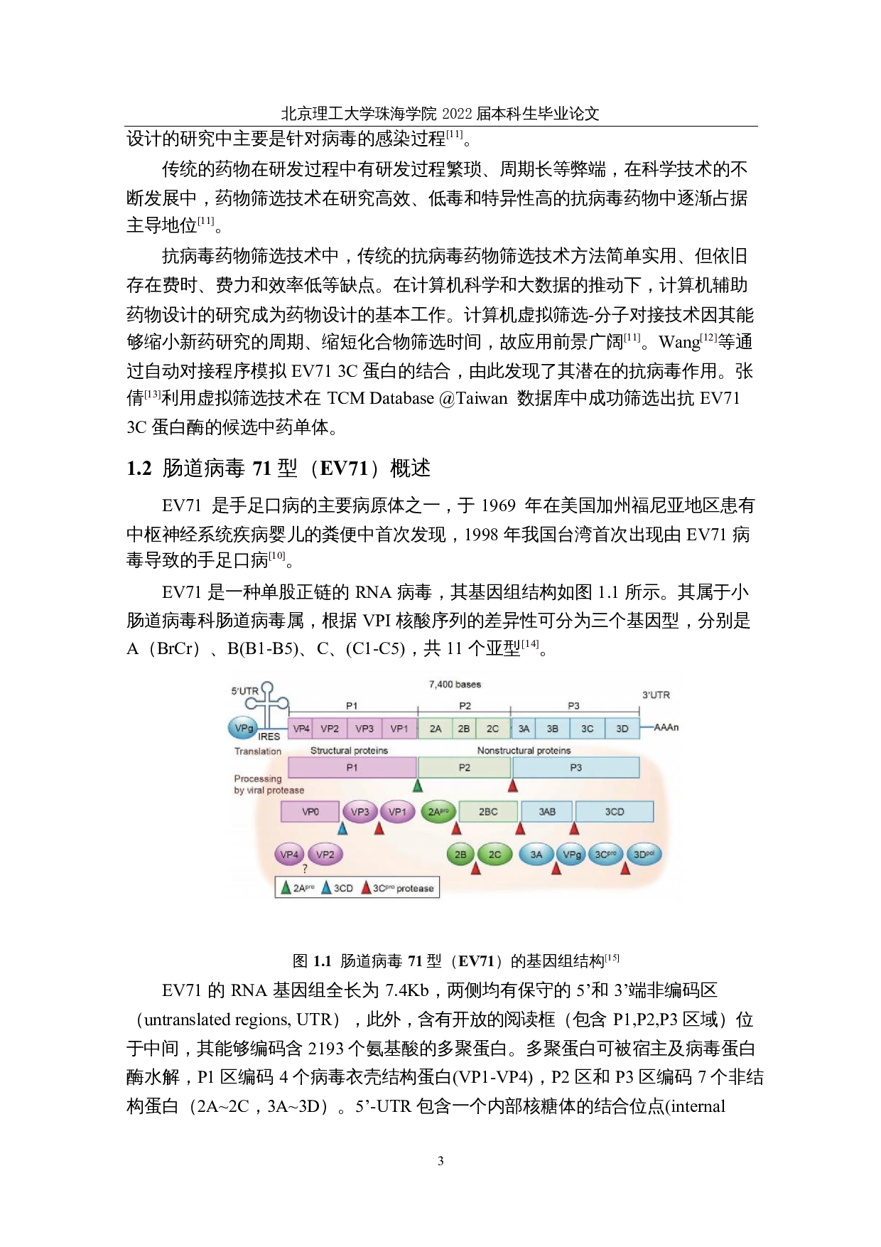 抑制手足口病的药食两用中药活性成分的计算机筛选及分子动力学模拟计算-21652字.docx 第9页