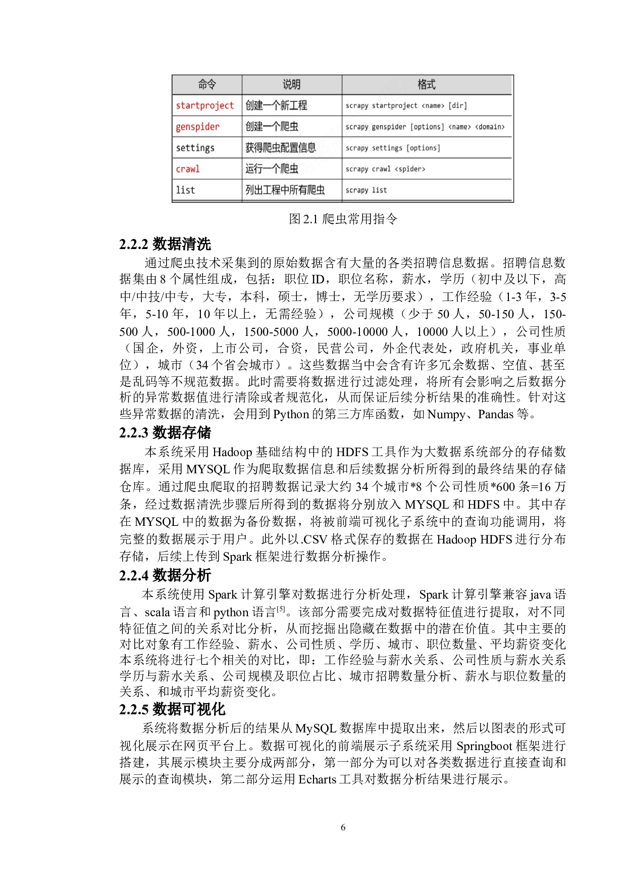 基于spark的招聘数据智能分析平台的设计与实现-21326字.doc 第10页