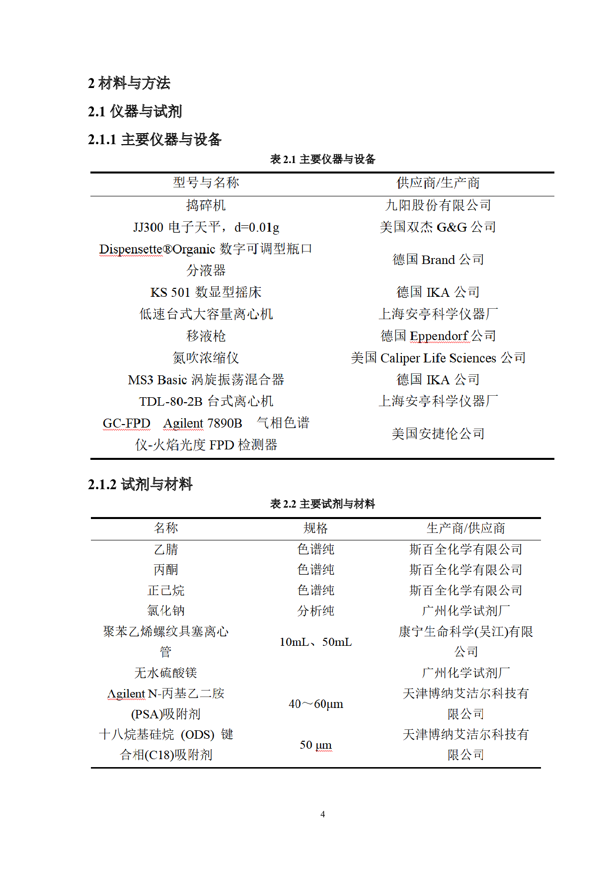 分散固相萃取-气相色谱法测定菠萝中多种有机磷类农药残留量-10287字.doc 第7页