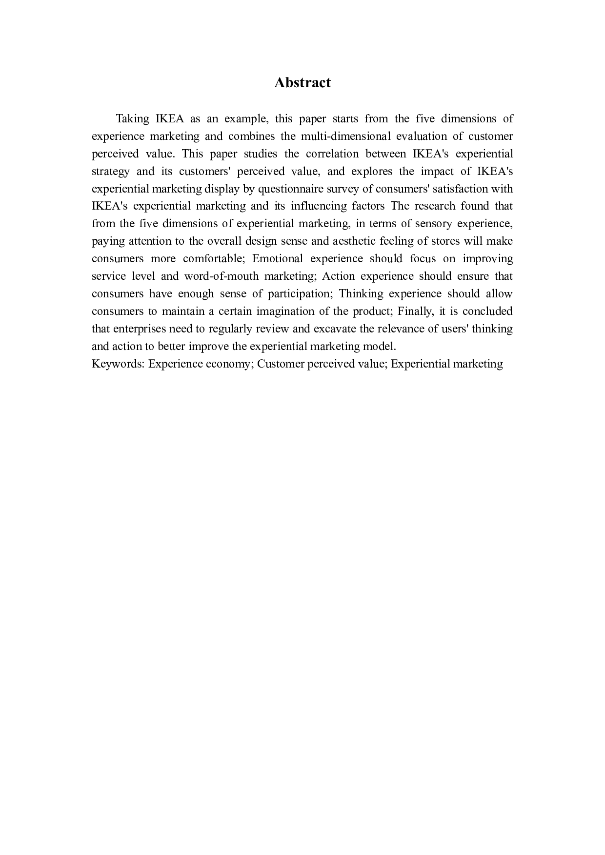 宜家体验式营销策略研究-14210字.docx 第2页