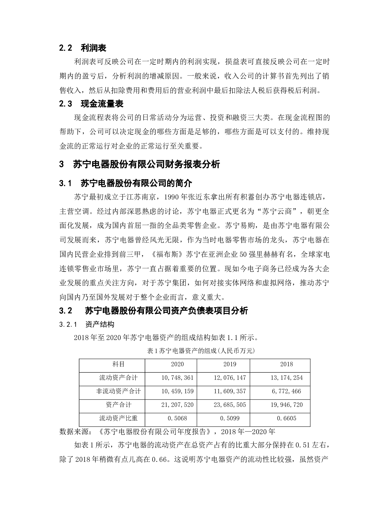 关于上市公司财务报表的分析探究&mdash;以苏宁电器股份有限公司为例-10009字.doc 第7页