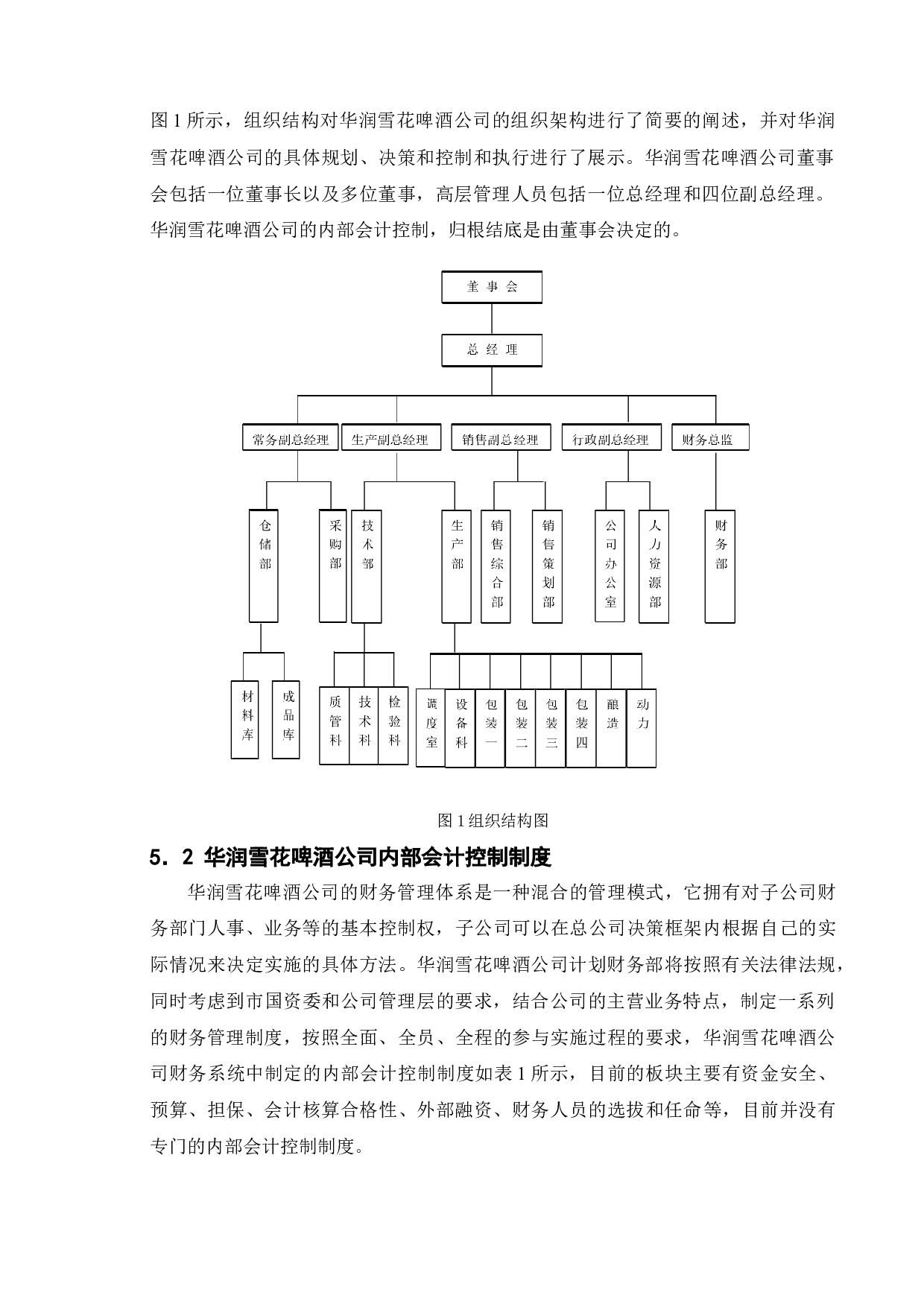 企业内部控制及内部会计制度设计研究&mdash;&mdash;以华润雪花啤酒公司为例-10088字.doc 第8页