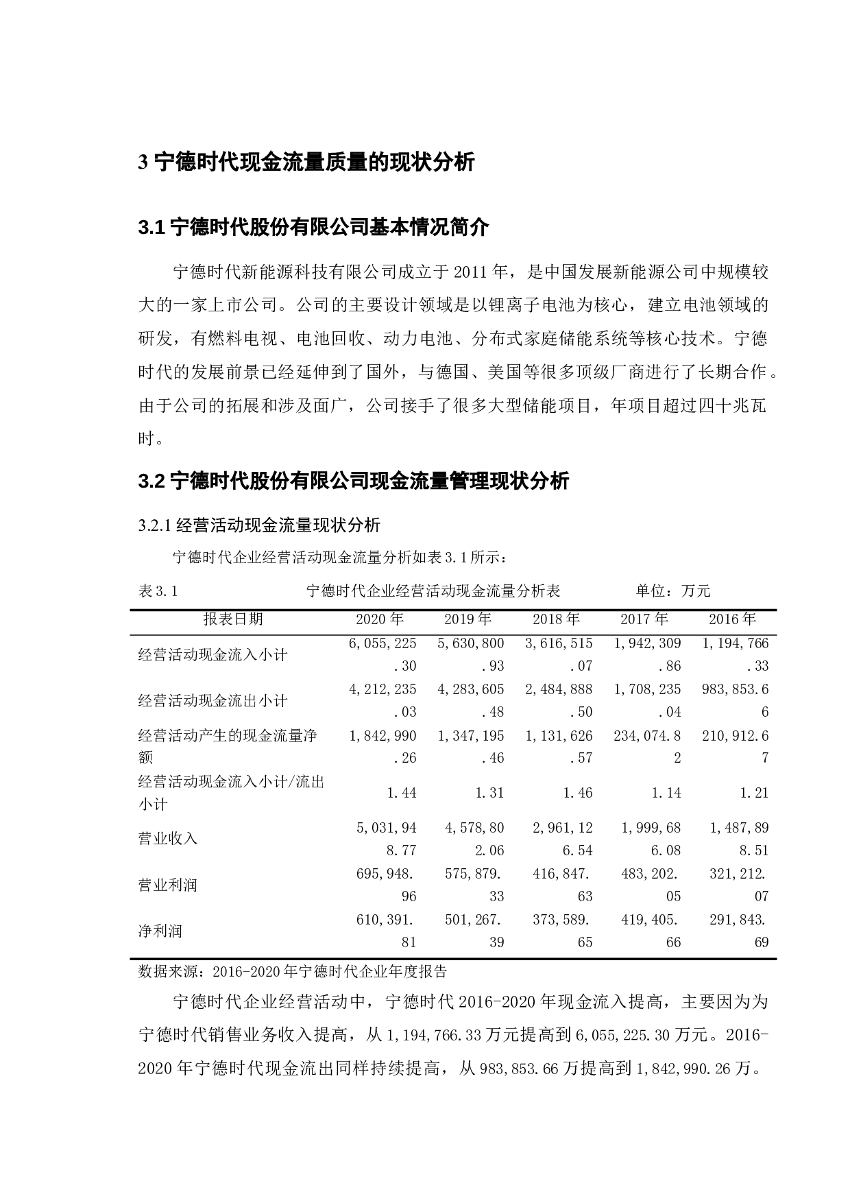 上市公司现金流量表  &mdash;以宁德时代为例-11121字.doc 第10页