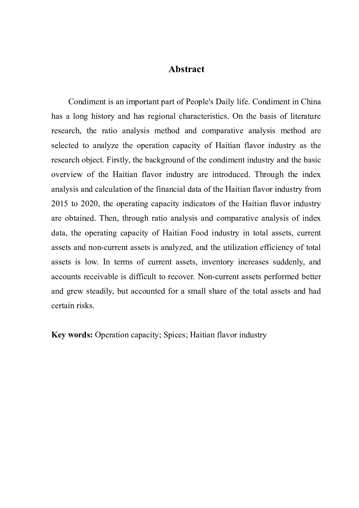 调味品行业营运能力分析&mdash;&mdash;以海天味业为例-14273字.docx 第2页