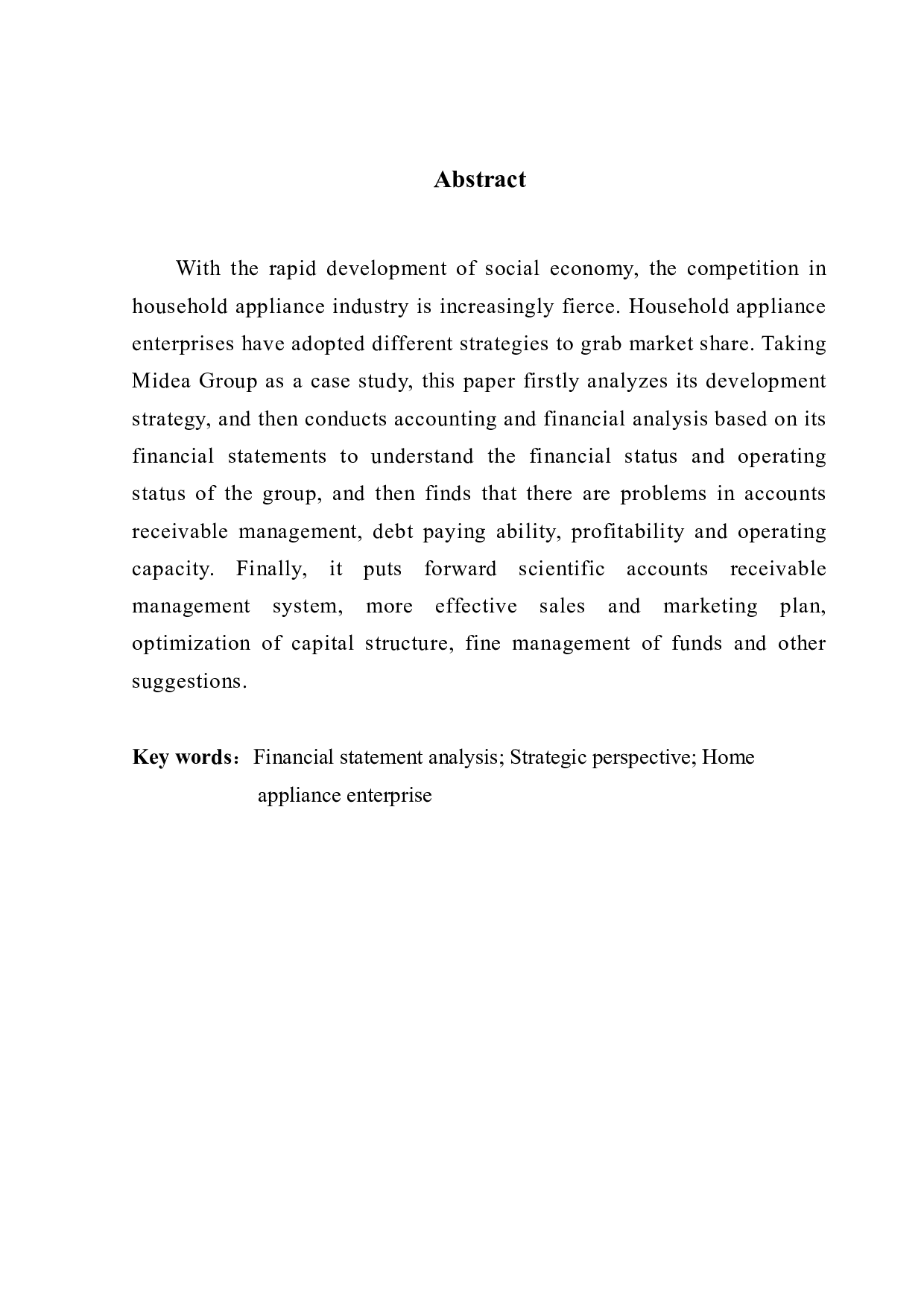 基于战略导向的企业财务报表分析&mdash;&mdash;以美的集团为例-11783字.docx 第2页