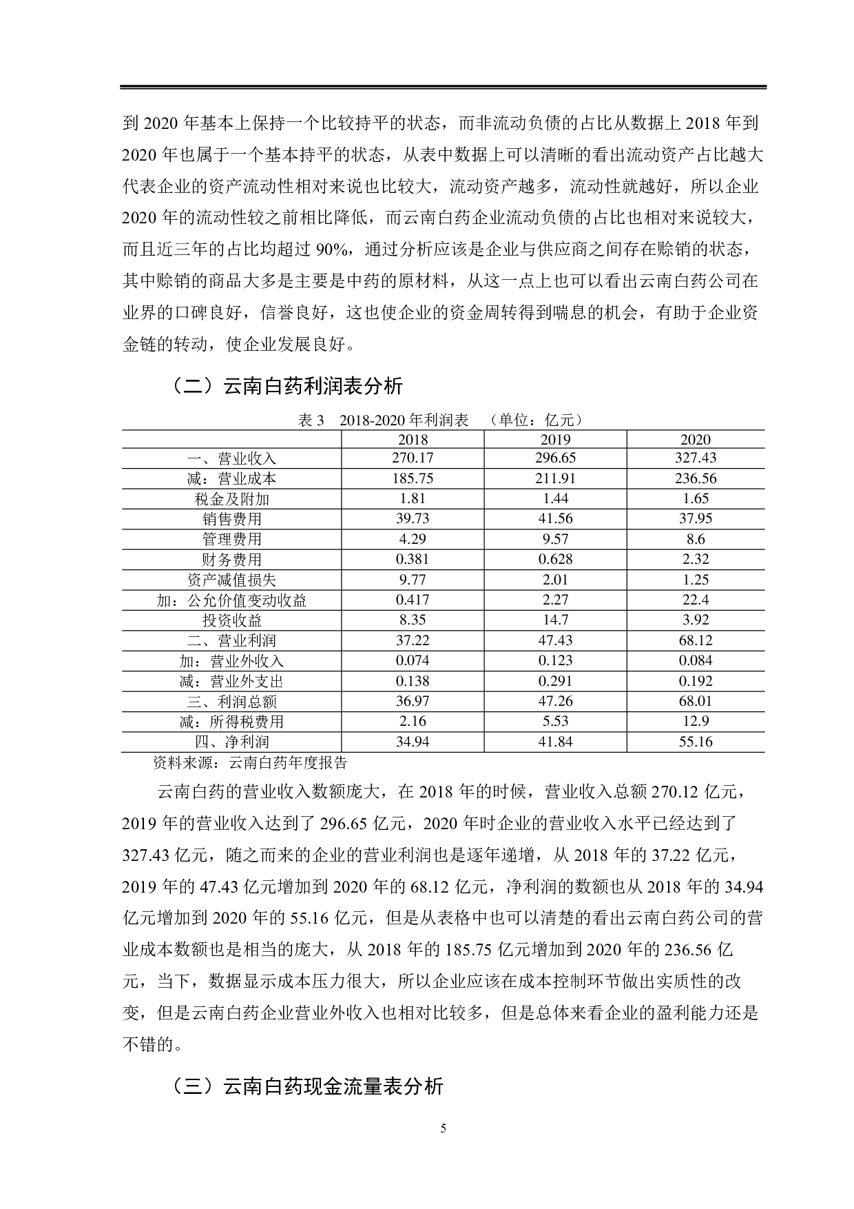 云南白药财务报表分析-9761字.pdf 第9页