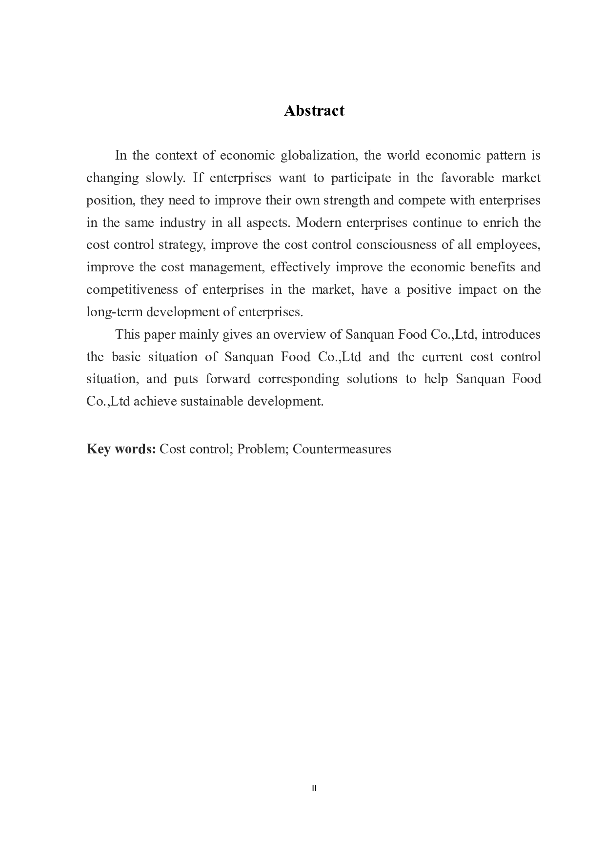 三全食品股份有限公司成本控制问题分析-9444字.docx 第4页