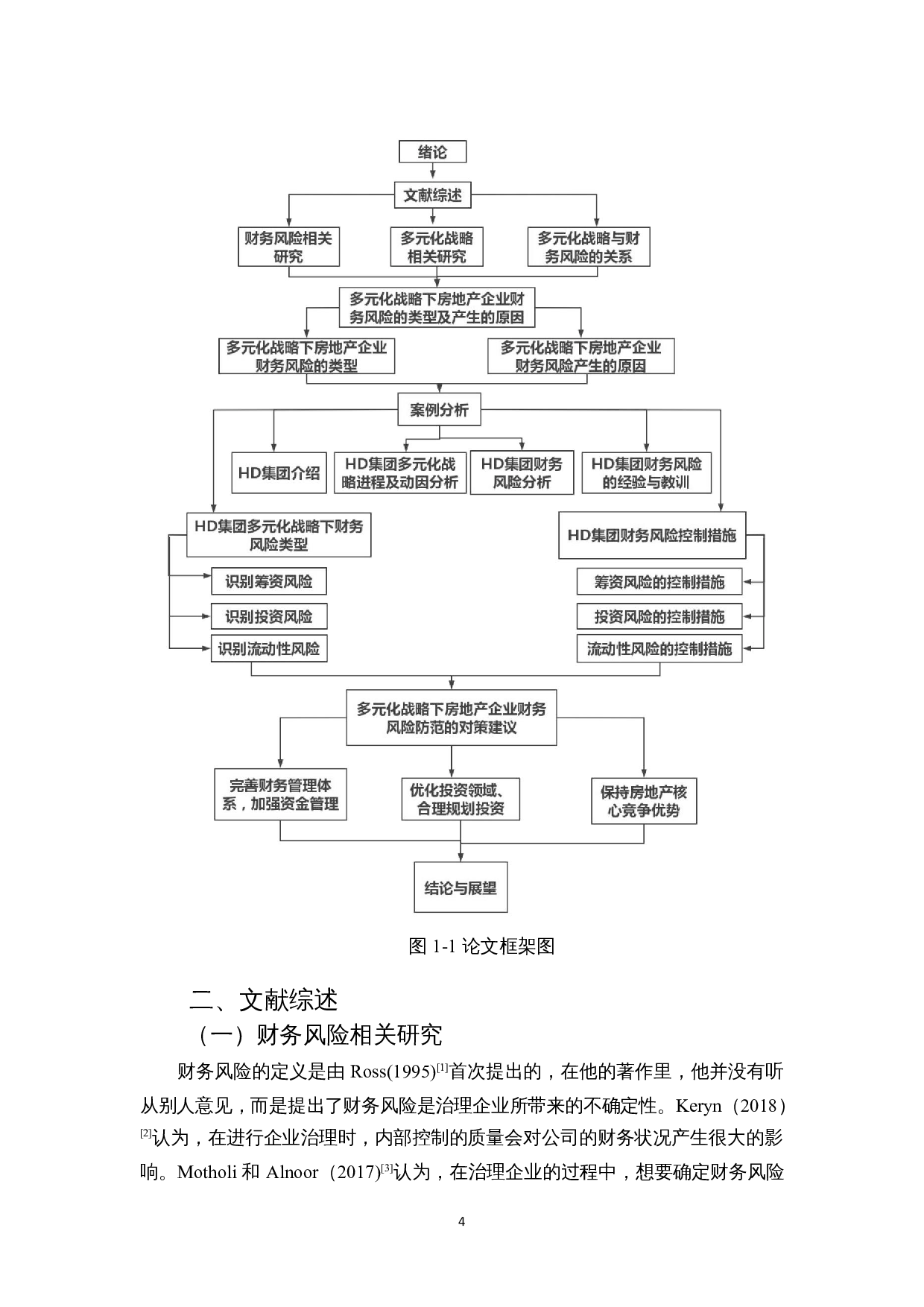 多元化战略下房地产企业财务风险分析&mdash;以HD集团为例-14874字.docx 第7页