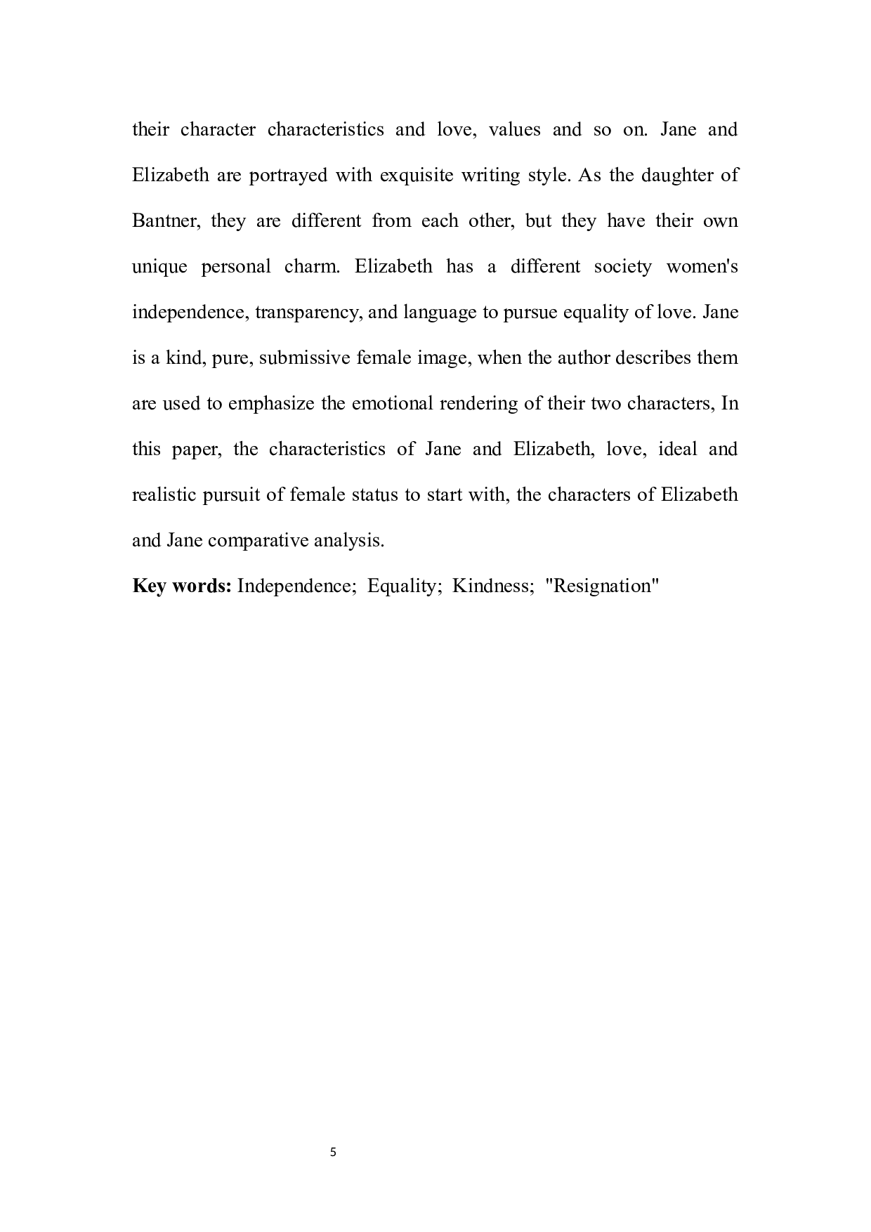 《傲慢与偏见》中简和伊丽莎白人物形象比较分析-8308字.docx 第4页