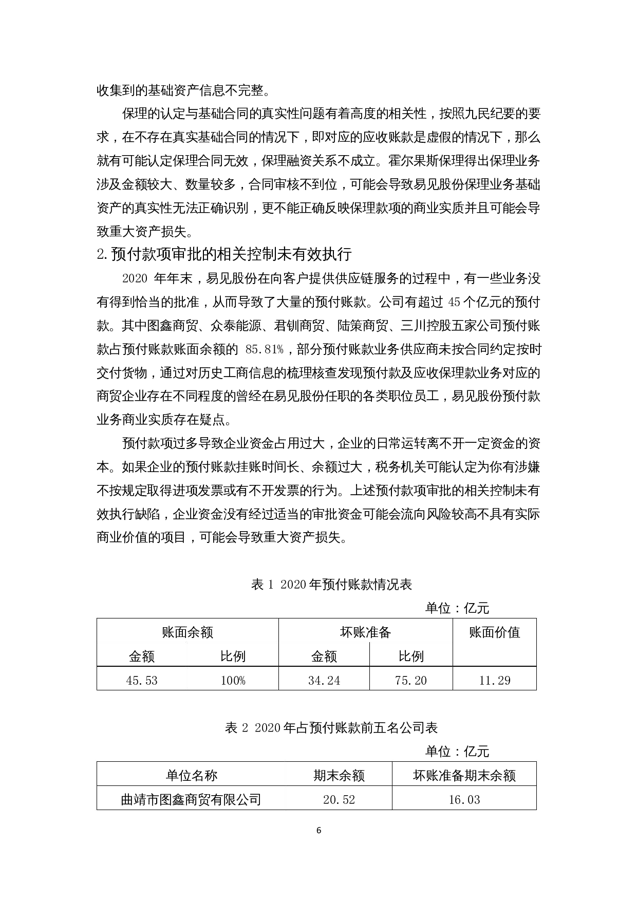 企业资金与合同管理内部控制问题及对策&mdash;&mdash;以易见股份为例-9608字.docx 第9页