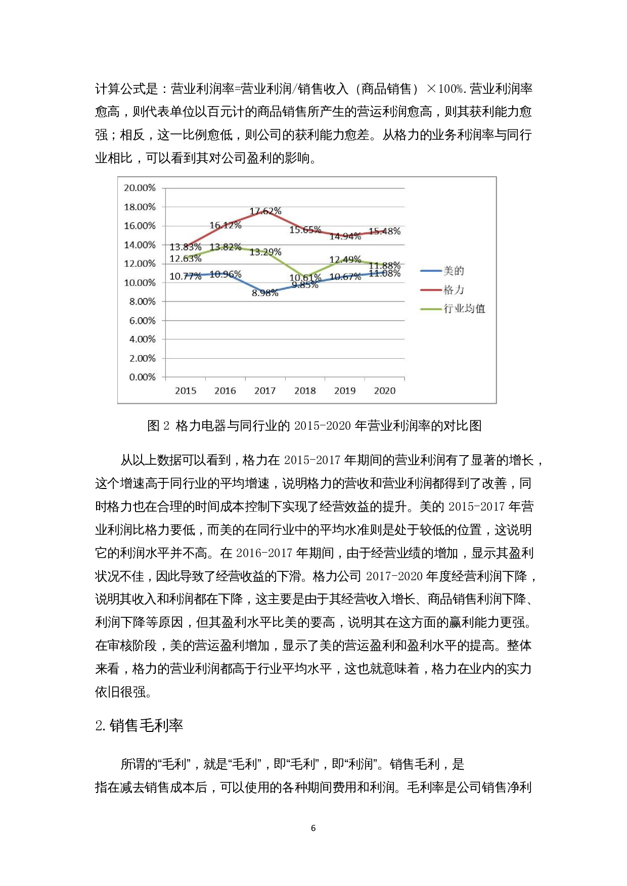 家电行业上市公司盈利能力分析研究&mdash;以格力为例-9505字.docx 第9页