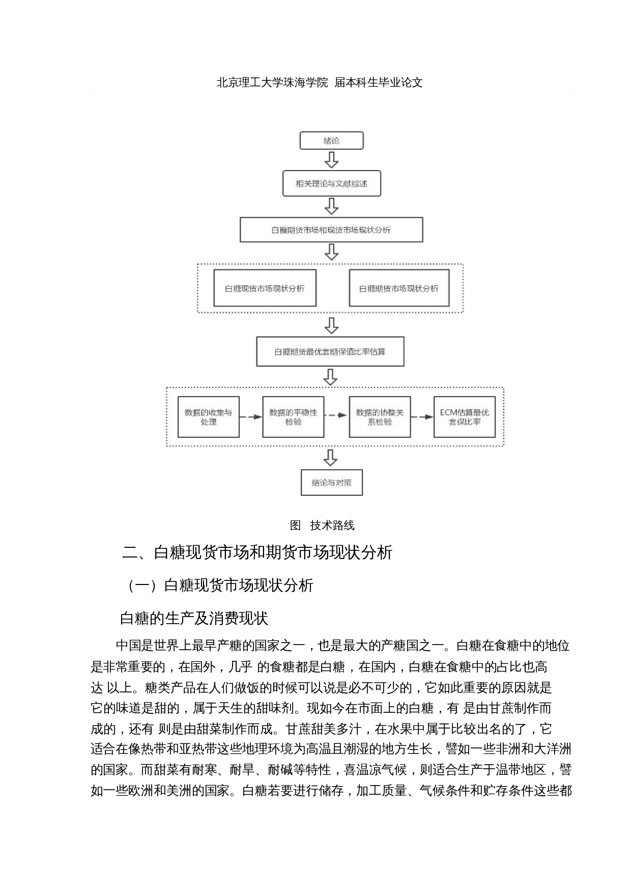 白糖期货最优套期保值比率研究-14251字.docx 第9页