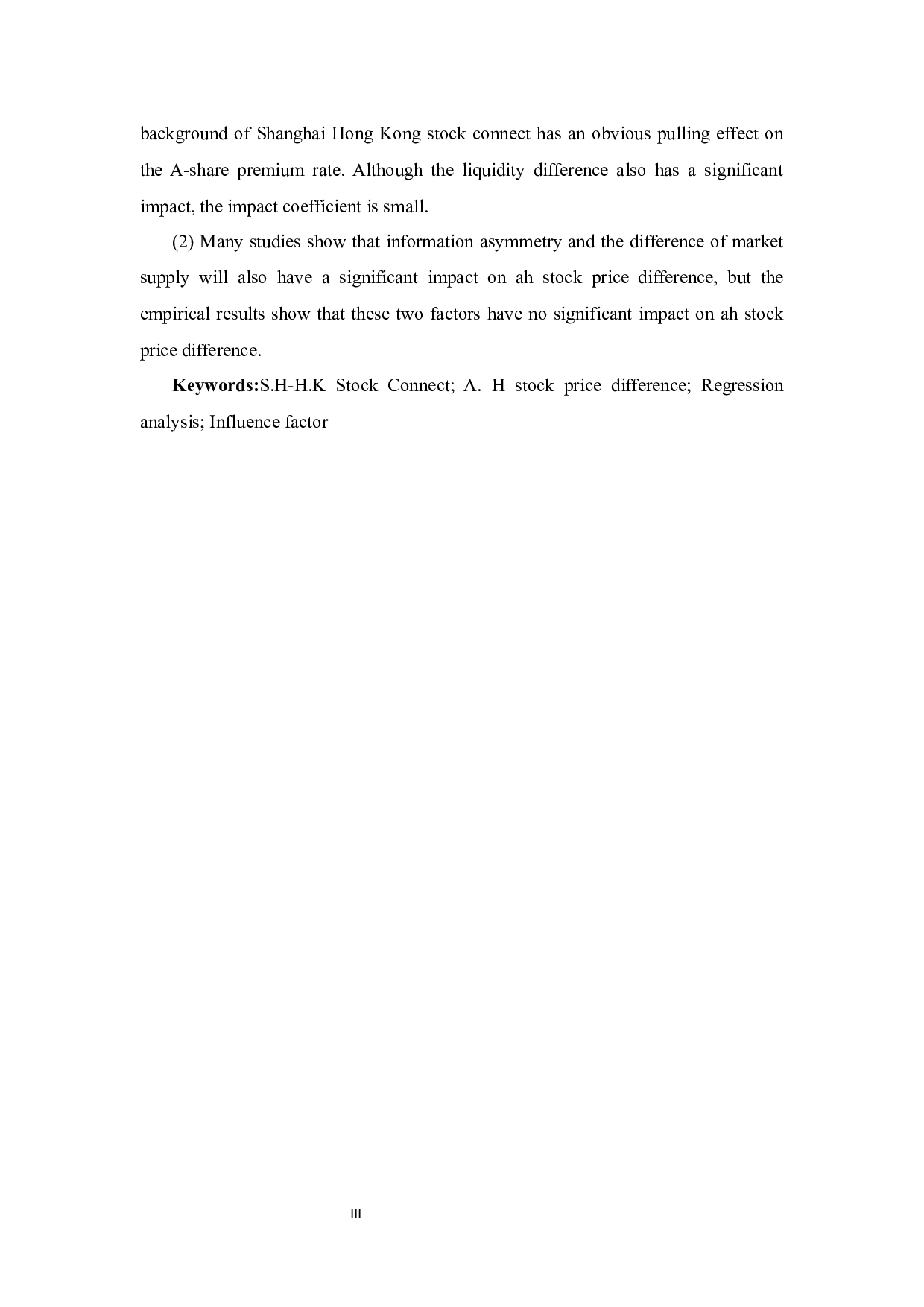 沪港通背景下A股与H股双重上市的价差影响因素研究-12586字.docx 第5页