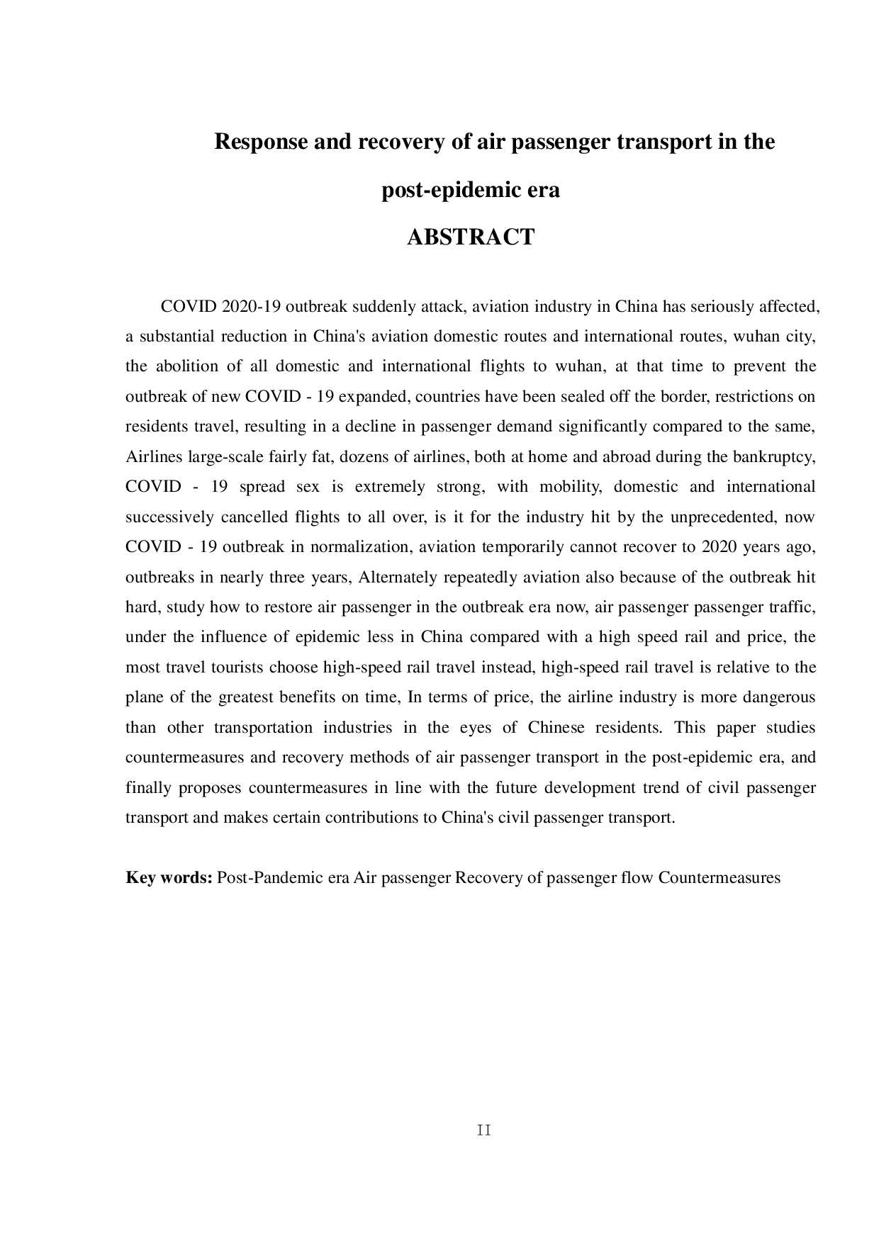 后疫情时代航空公司客运的应对与恢复-10442字.pdf 第2页