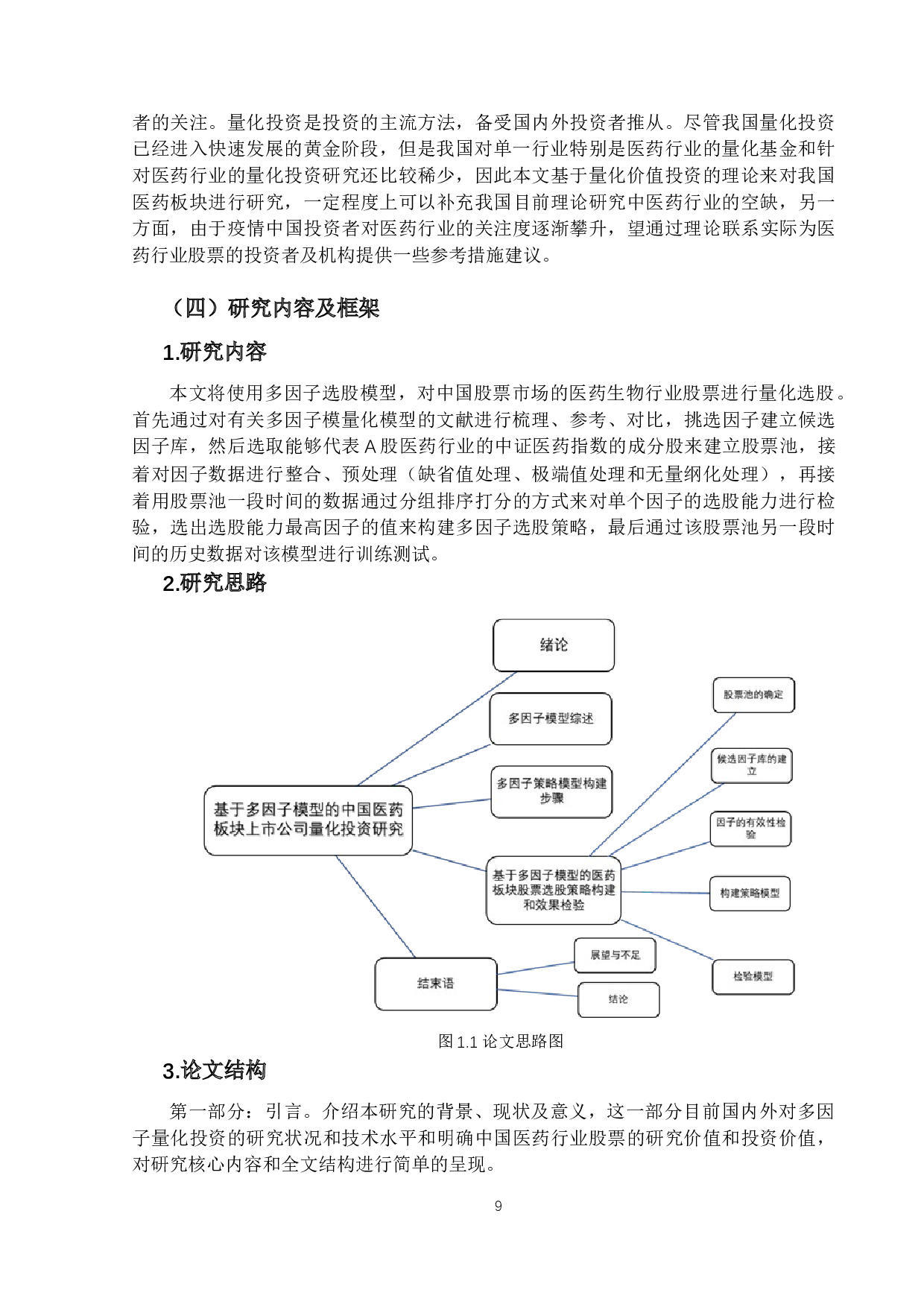 基于多因子模型的中国医药板块上市公司量化投资研究-12696字.docx 第7页