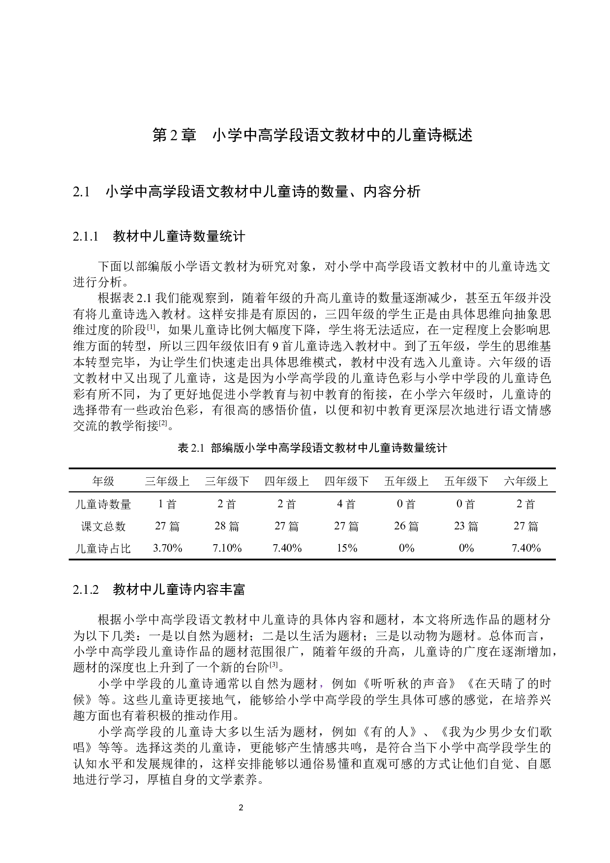 小学中高学段语文教材中儿童诗教学策略探究-14544字.docx 第6页