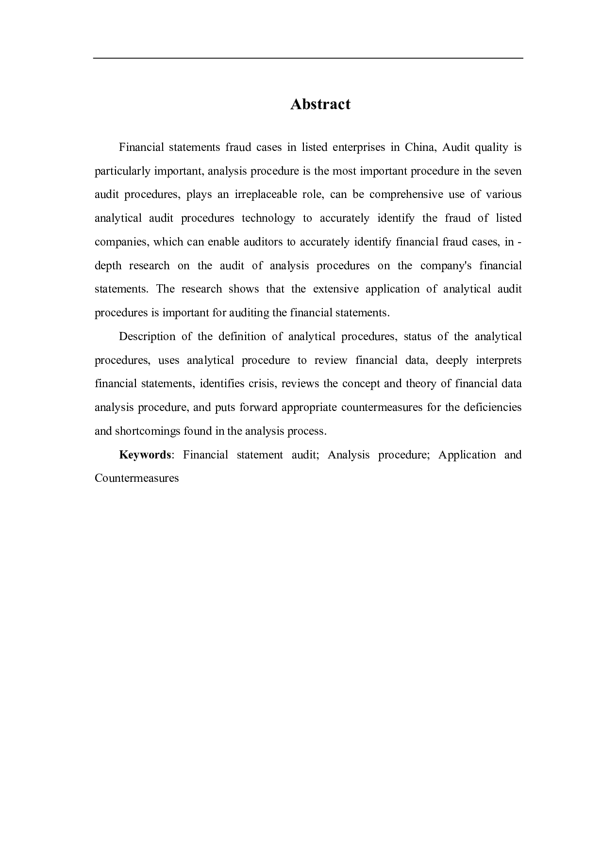 分析程序在财务报表审计中的应用-7353字.pdf 第2页