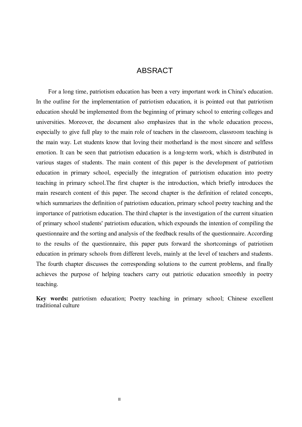爱国主义教育在小学诗歌教学中的应用研究-11117字.docx 第2页