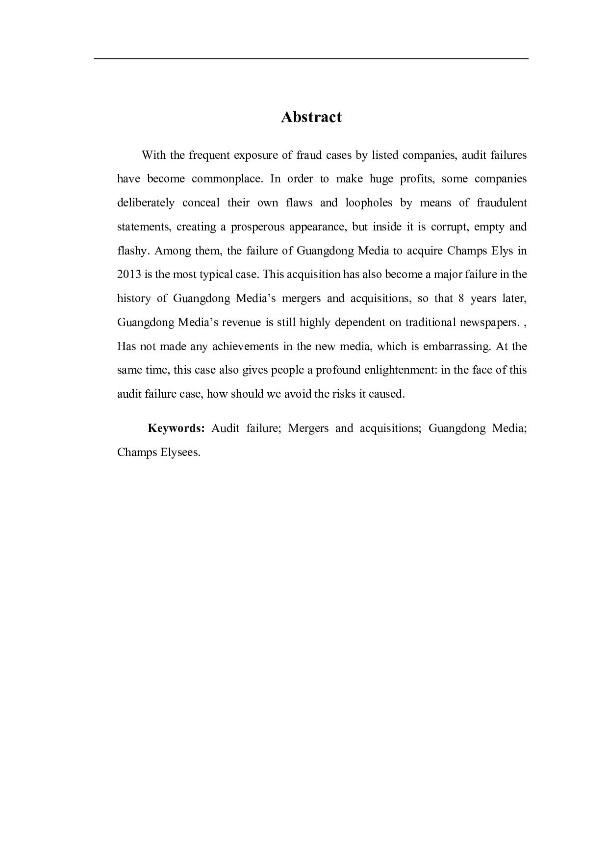 审计失败的成因与规避&mdash;&mdash;以粤传媒收购香榭丽为例-11938字.pdf 第5页