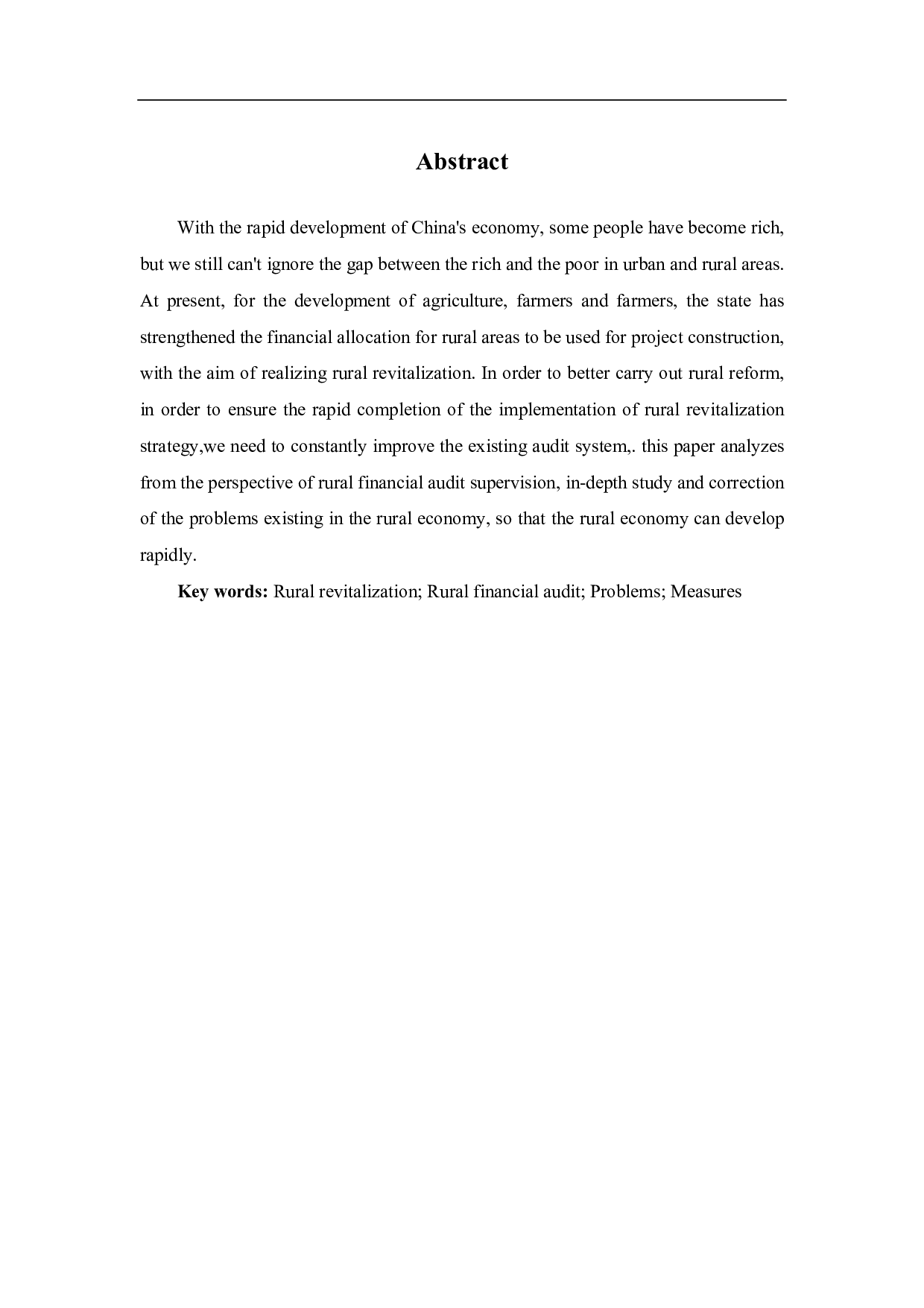 关于加强农村财务审计监督促进乡村振兴的策略分析-6387字.pdf 第2页