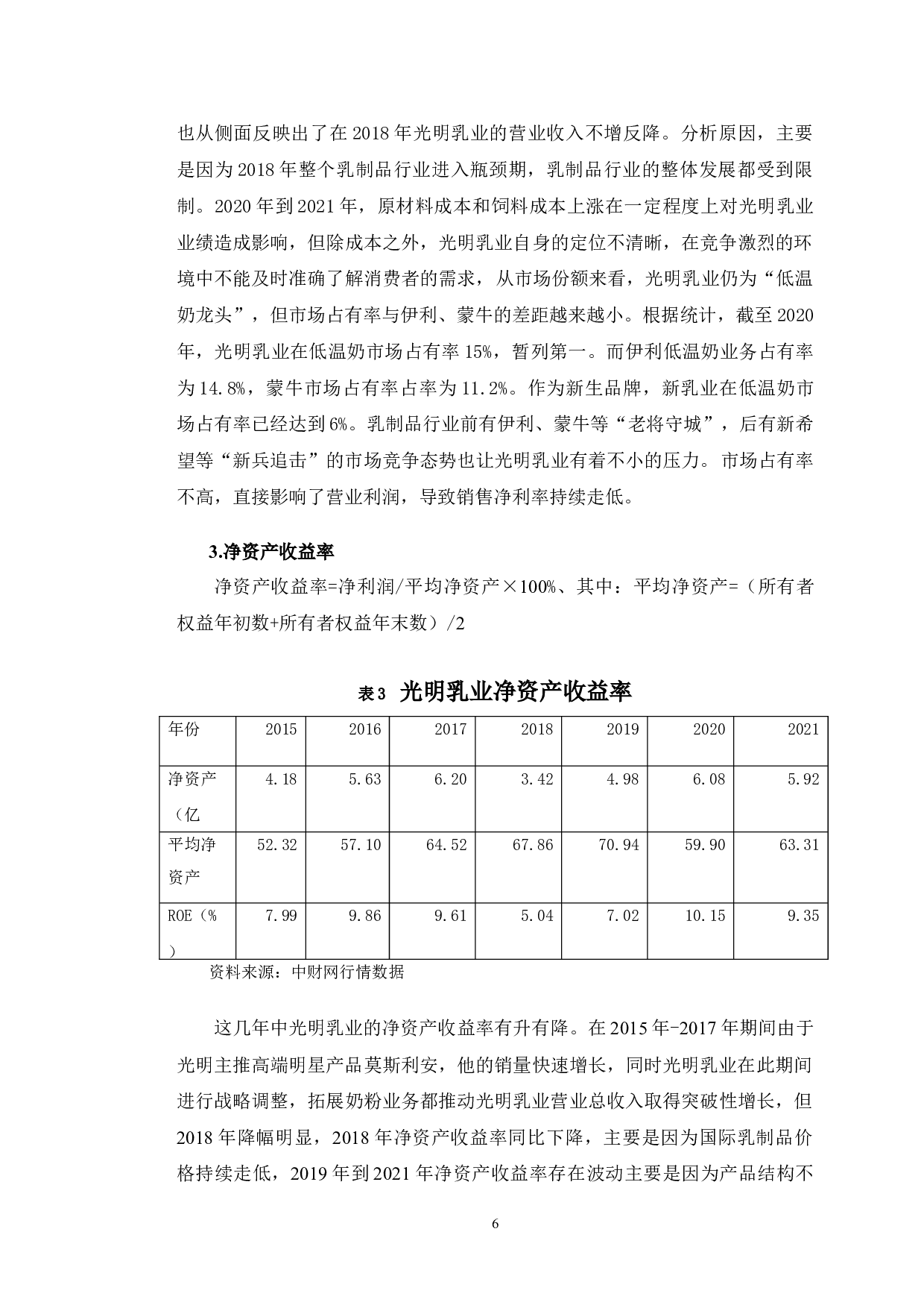 光明乳业股份有限公司盈利能力问题及对策研究-10628字.doc 第10页