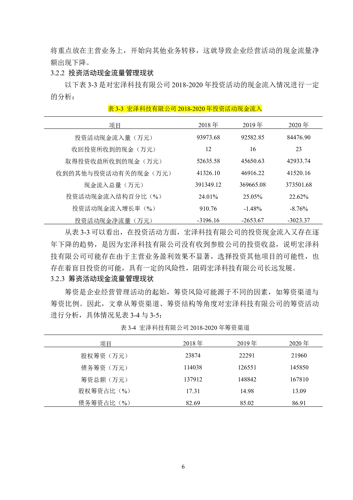 宏泽科技有限公司现金流量管理问题分析-12705字.doc 第10页