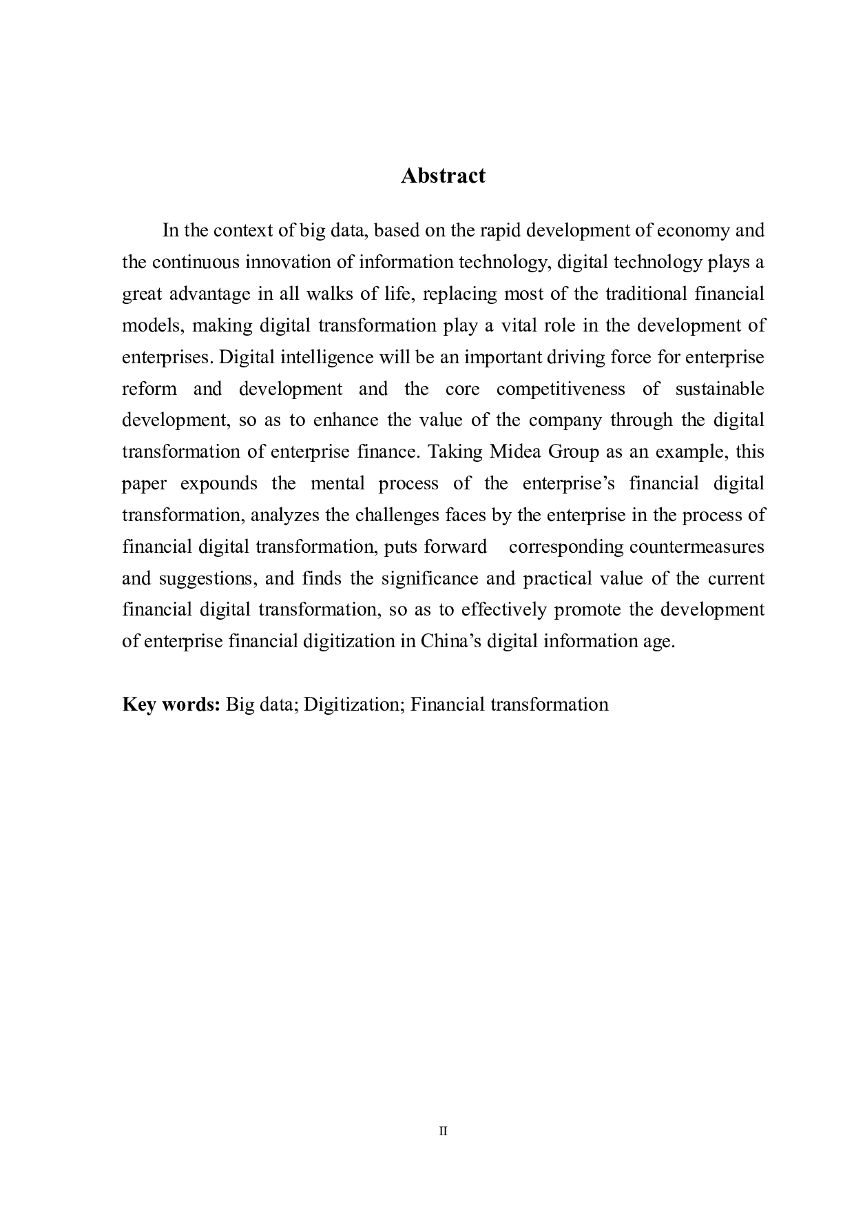 大数据背景下企业财务数字化转型的问题分析&mdash;&mdash;以美的集团为例-10419字.pdf 第3页