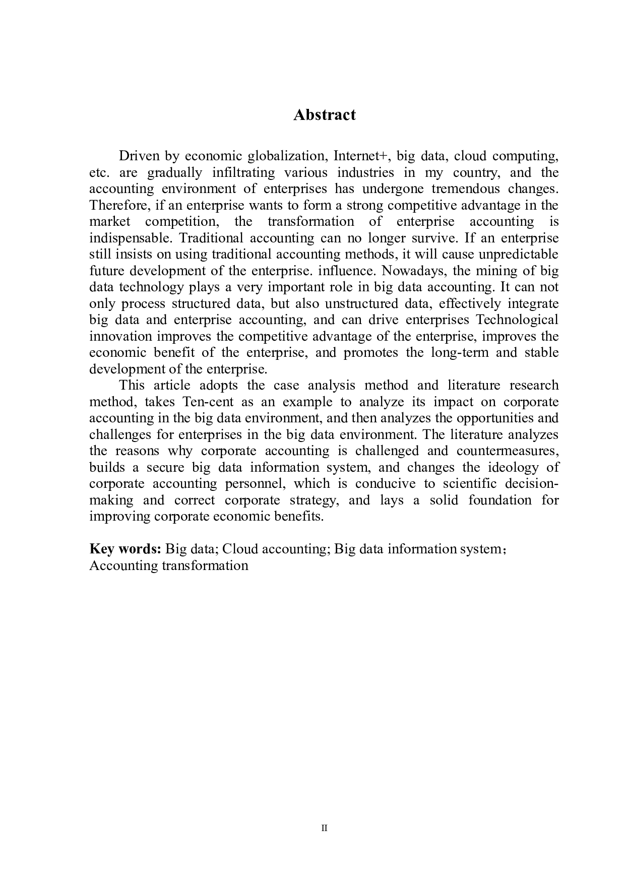 大数据背景下企业会计面临的挑战与对策-以腾讯公司为例-12042字.doc 第3页