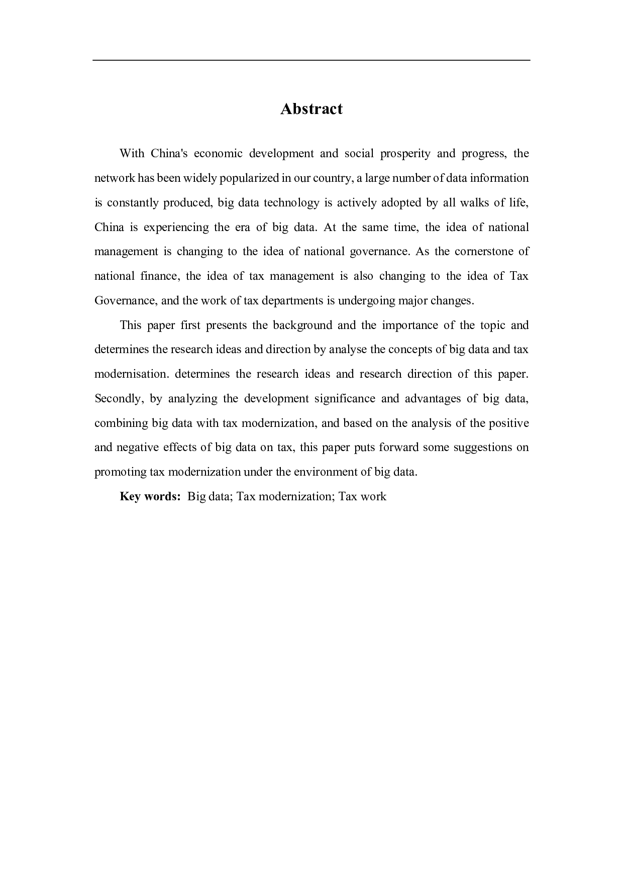 大数据技术的发展对推进税收现代化的影响-7519字.pdf 第2页