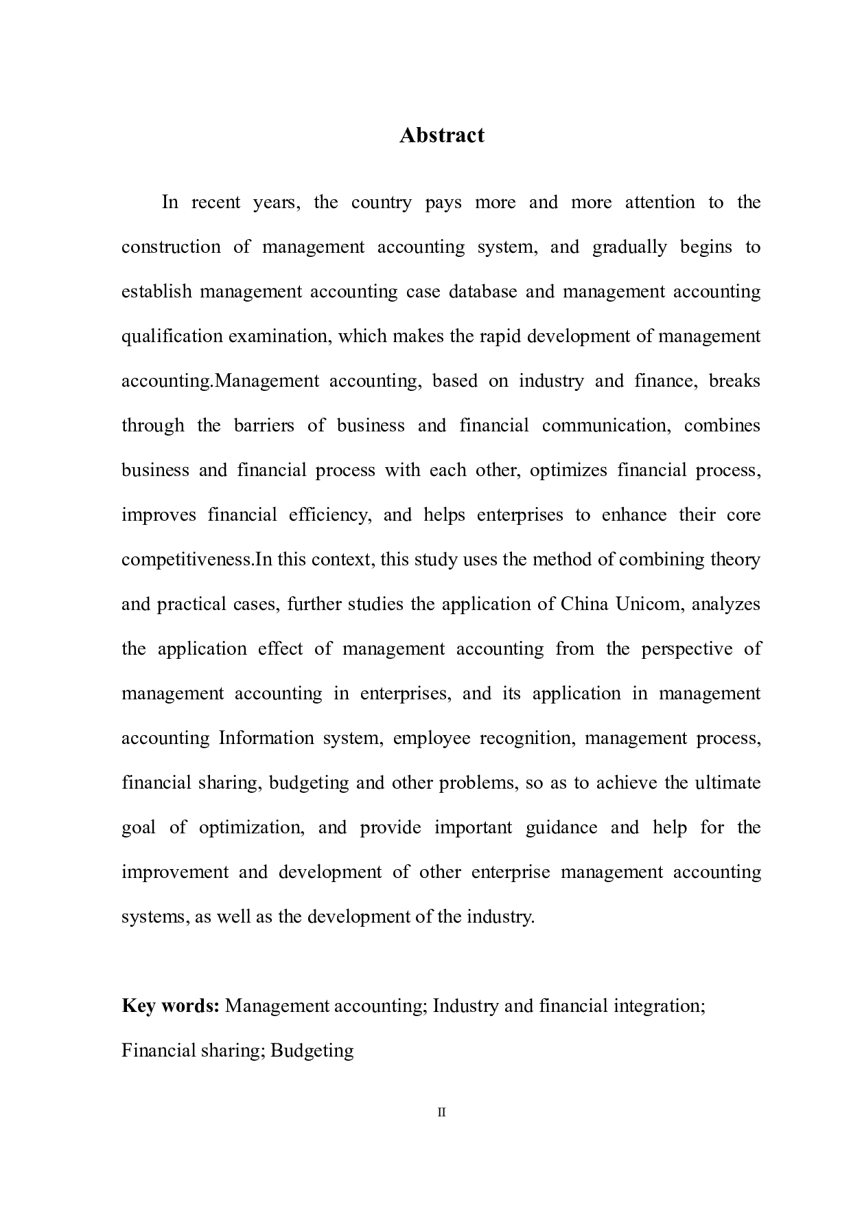 业财融合背景下企业管理会计应用分析-14600字.docx 第4页