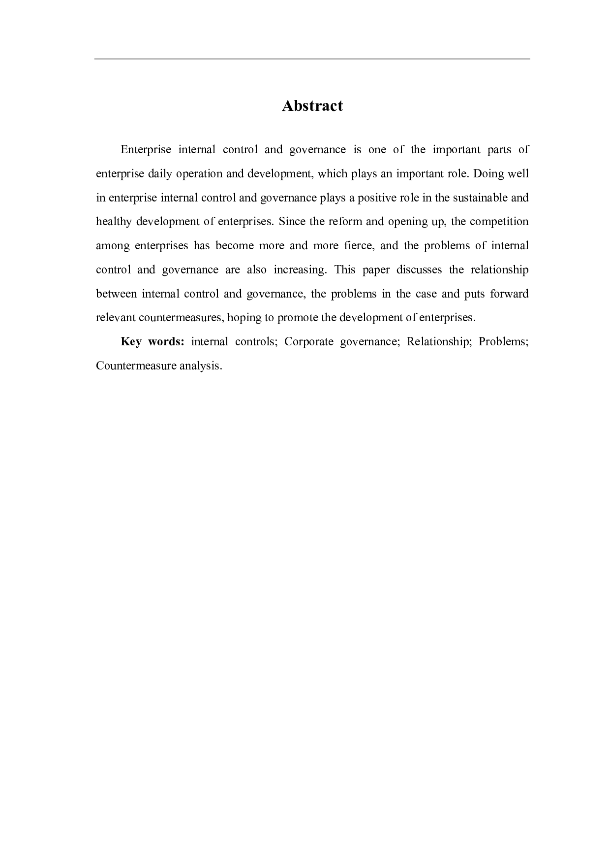 基于社会案例对企业内部控制与治理进行分析-4673字.pdf 第2页