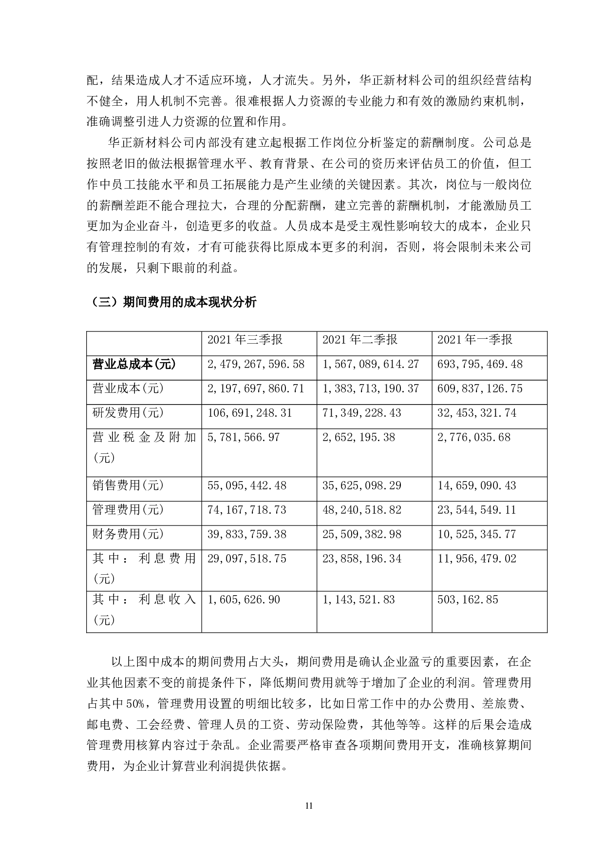 论华正新材料有限公司成本控制问题研究-9502字.docx 第9页