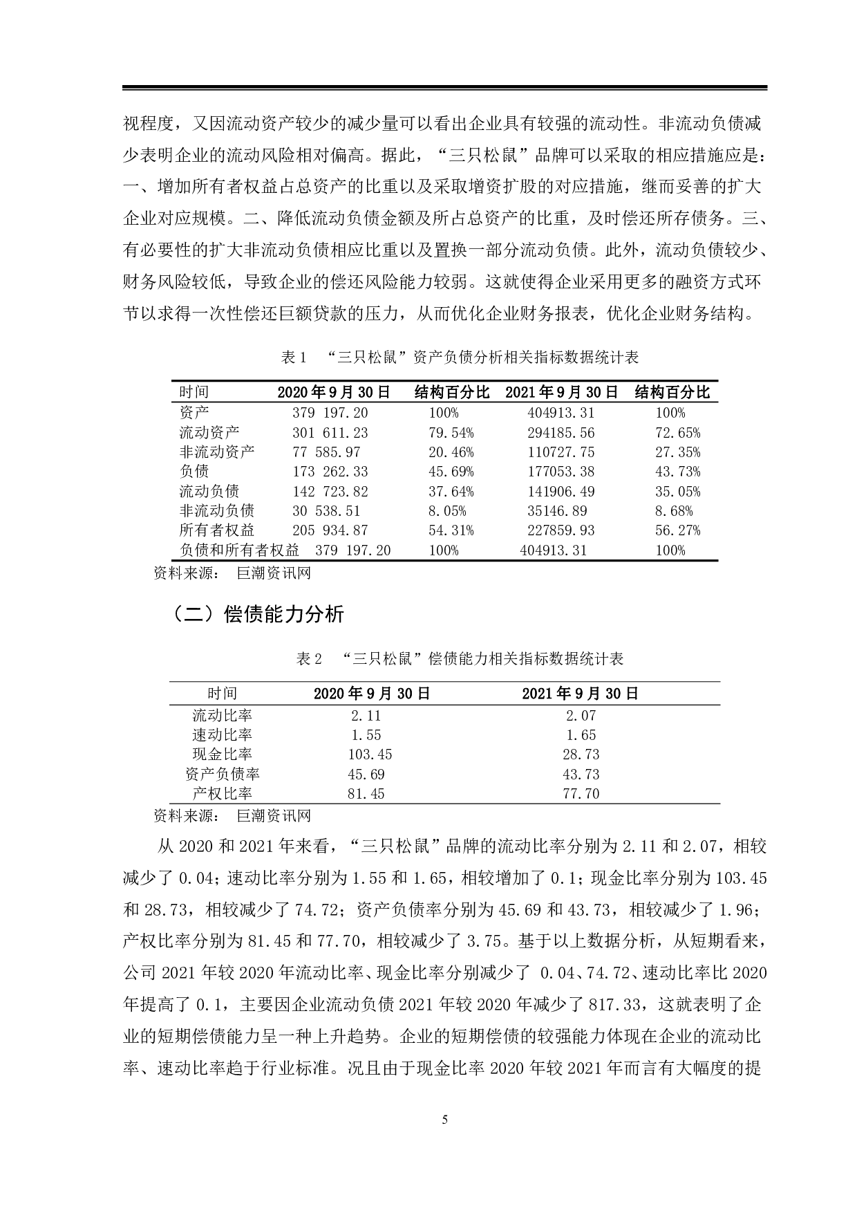 基于哈佛框架的企业财务分析&mdash;以&ldquo;三只松鼠&rdquo;股份有限公司为例-9947字.pdf 第8页