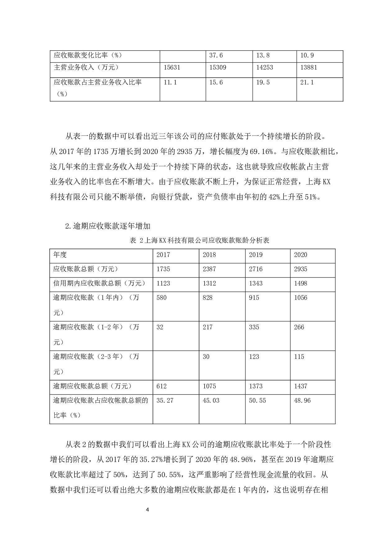 上海KX科技有限公司应收账款问题研究-8630字.docx 第8页