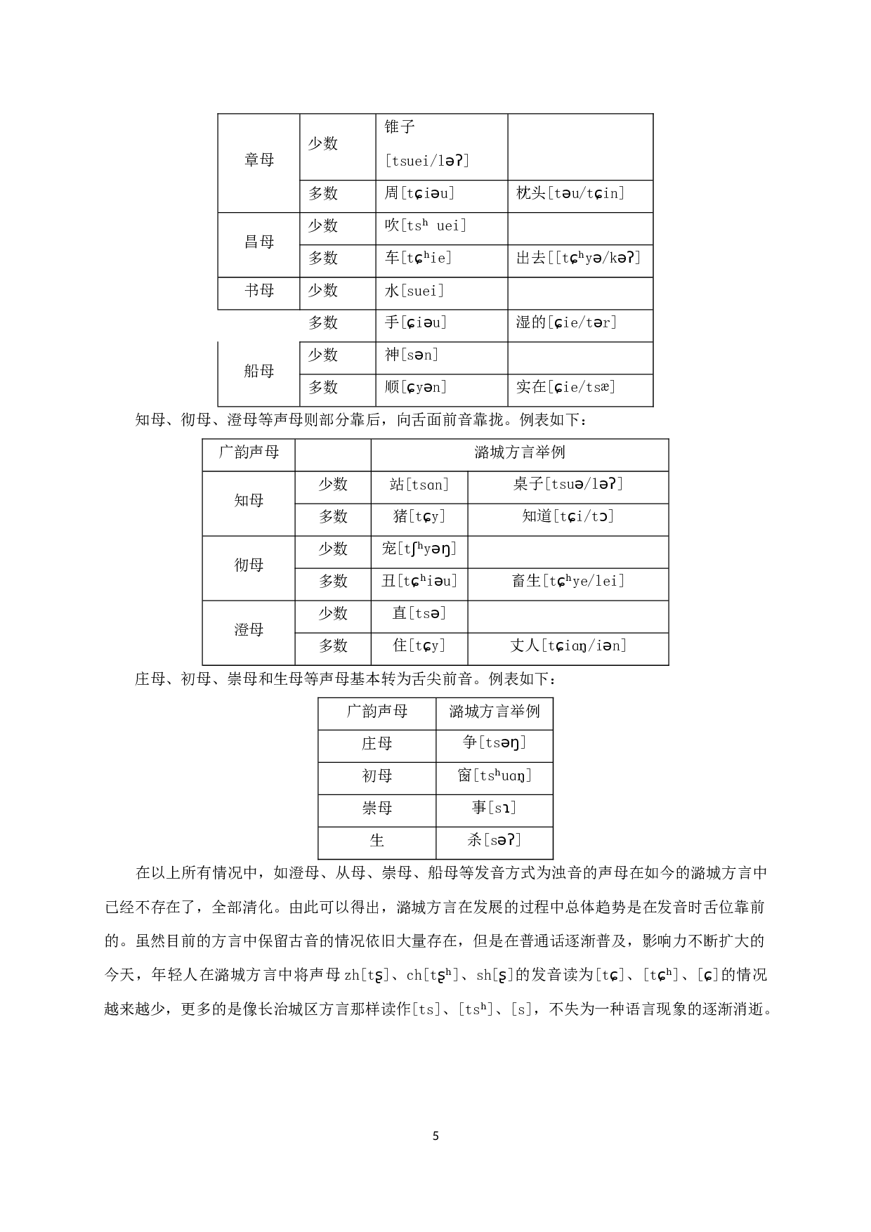 长治市城区与潞城区方言语音、语法比较研究-9679字.docx 第7页