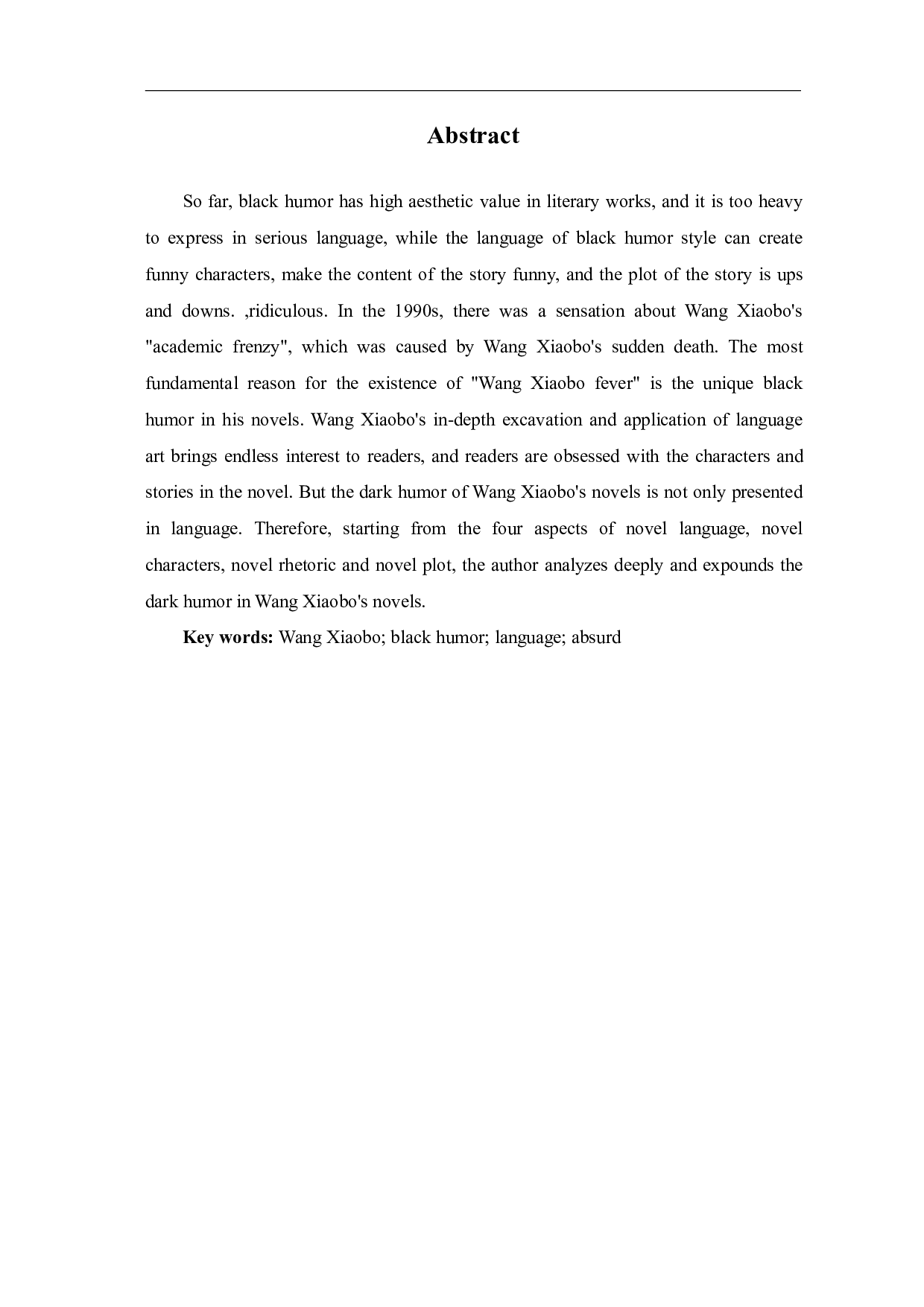 论王小波小说中的黑色幽默-5696字.pdf 第3页