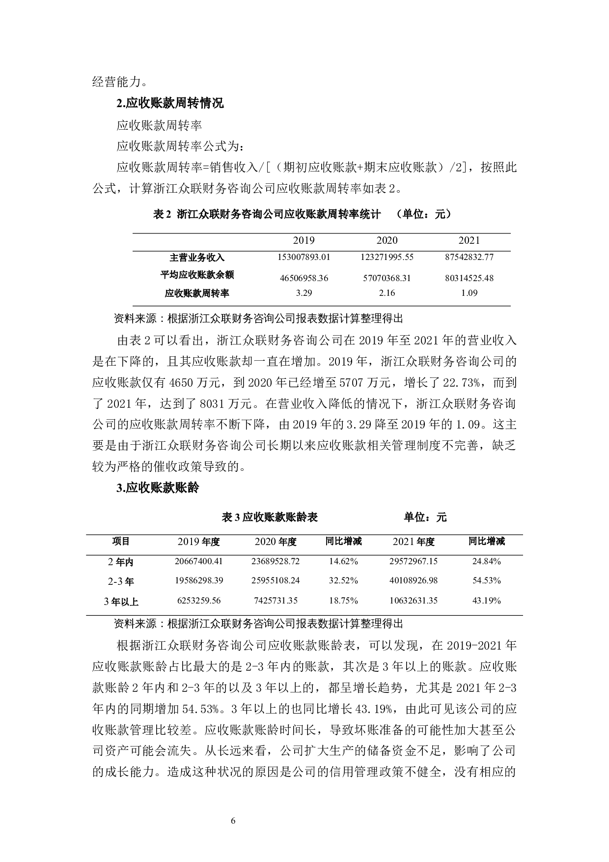 浅析中小企业应收账款管理&mdash;&mdash;以浙江众联财务咨询为例-10787字.docx 第9页