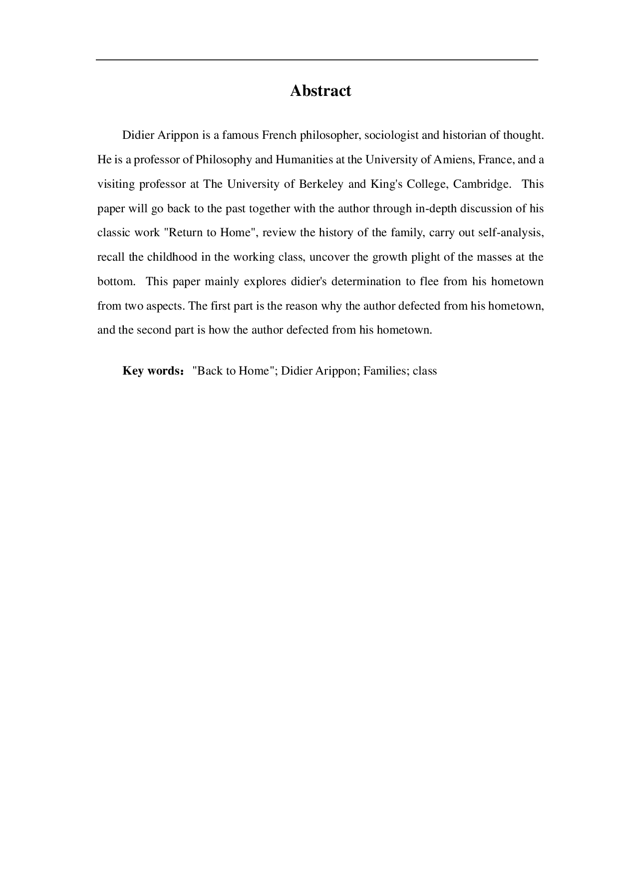 论迪迪埃叛离故乡的思考&mdash;&mdash;以《回归故里》为例-7756字.pdf 第3页