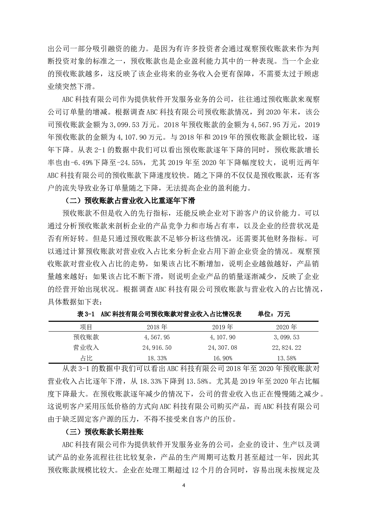ABC公司预收账款管理中的问题和对策研究-9242字.docx 第7页