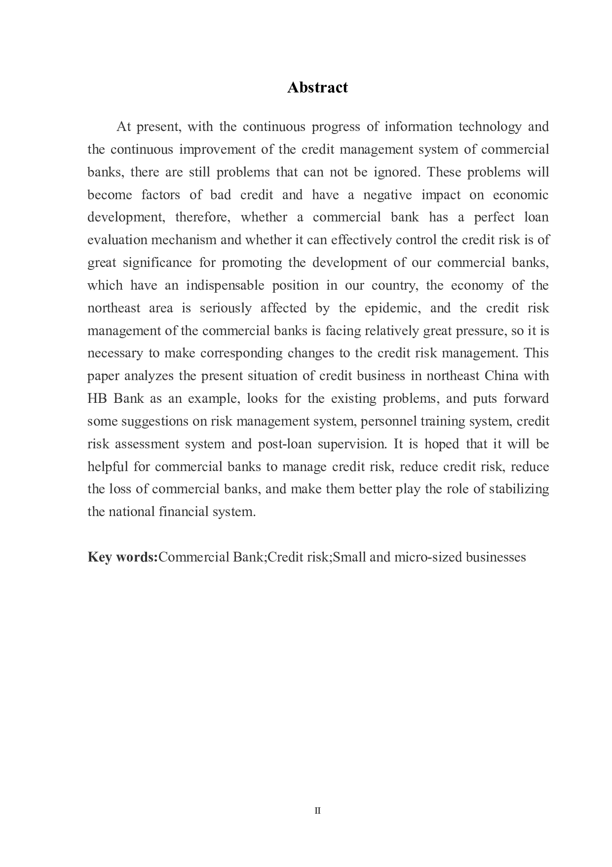 商业银行信贷风险管理影响因素分析-10167字.pdf 第3页
