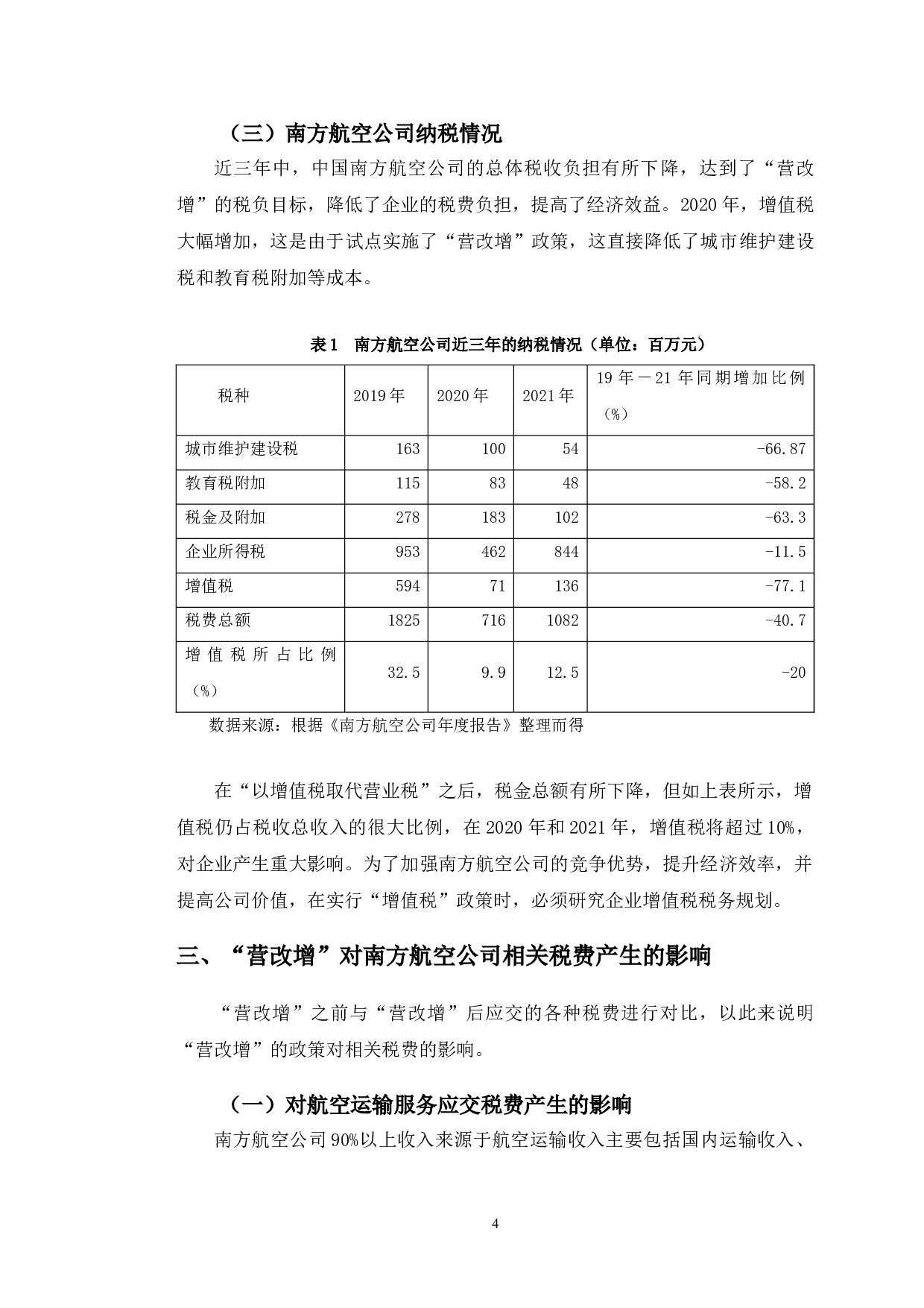 营改增后税收筹划对南方航空公司的影响-10050字.doc 第7页