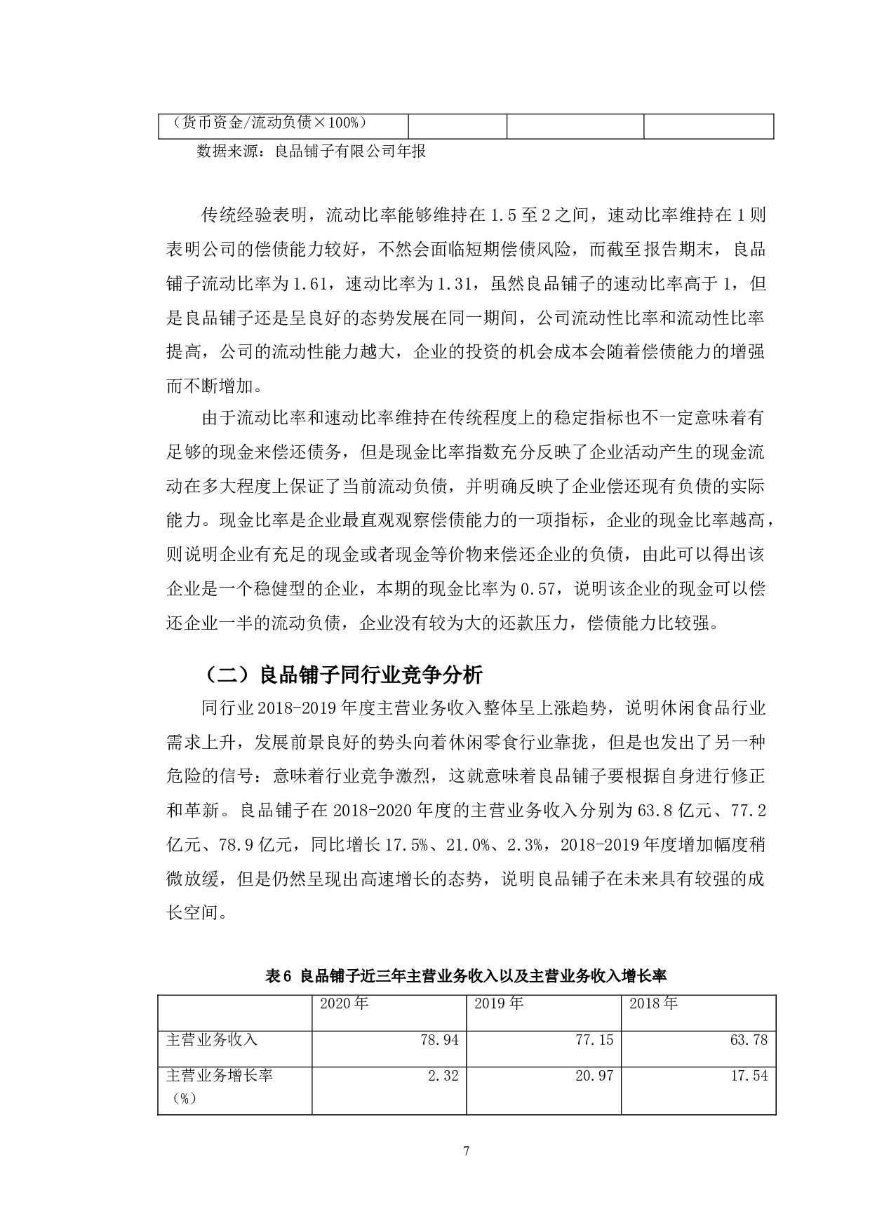 良品铺子财务发展能力存在问题及对策研究-10414字.doc 第10页