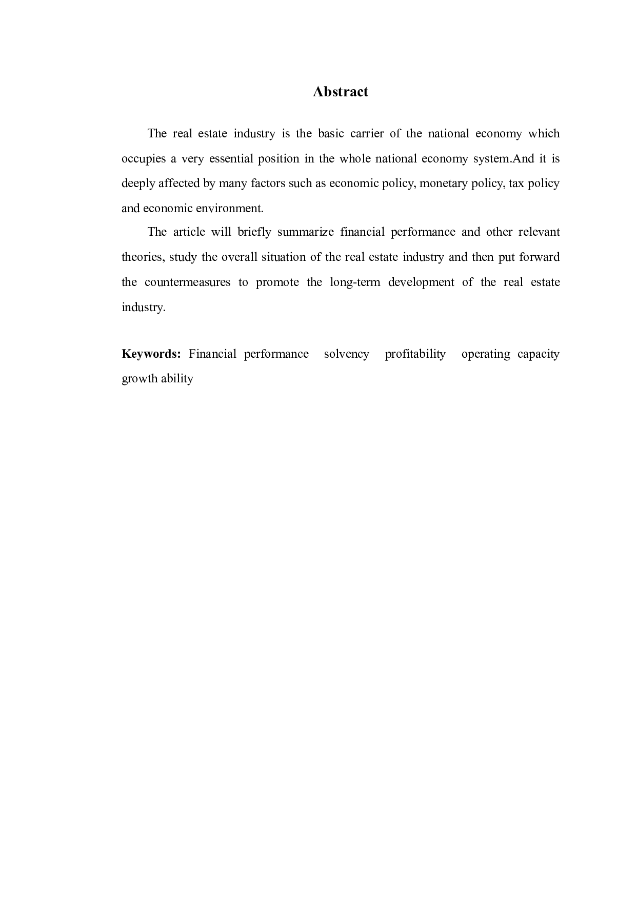 碧桂园控股有限公司财务绩效分析及提升对策-10470字.doc 第2页