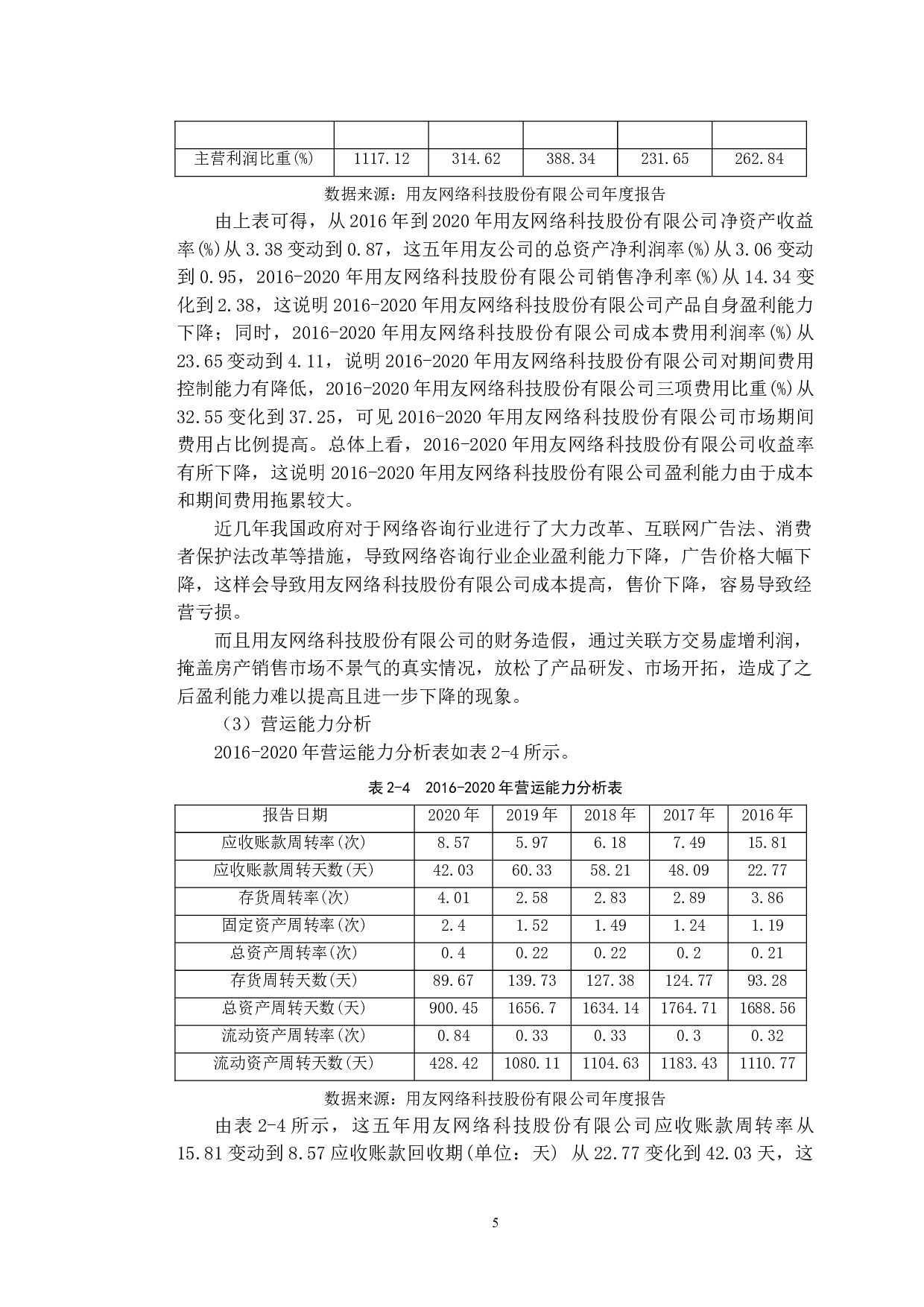 用友网络科技股份有限公司的财务风险分析及其应对策略-10145字.doc 第8页