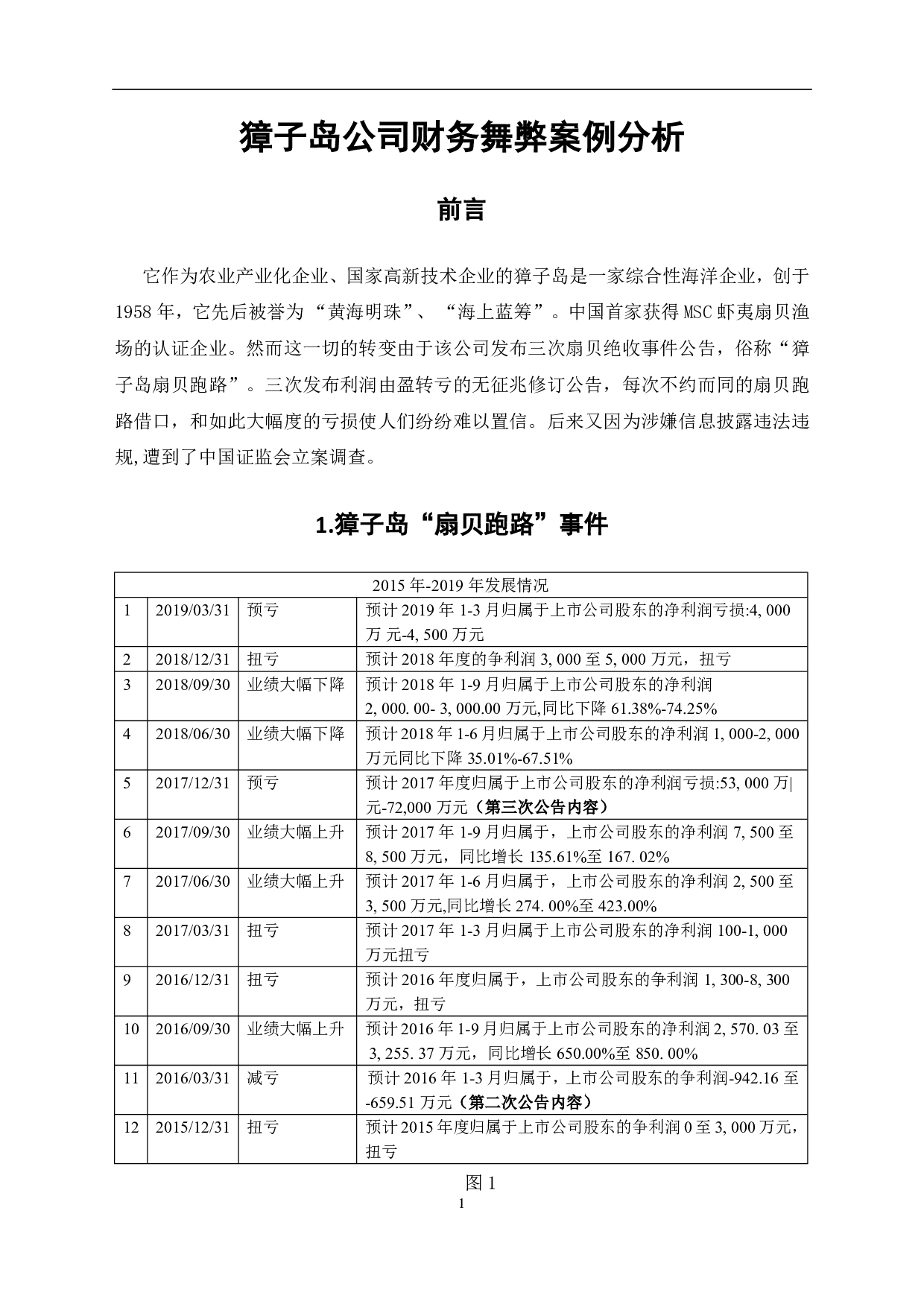 獐子岛公司财务舞弊案例分析-4685字.pdf 第3页