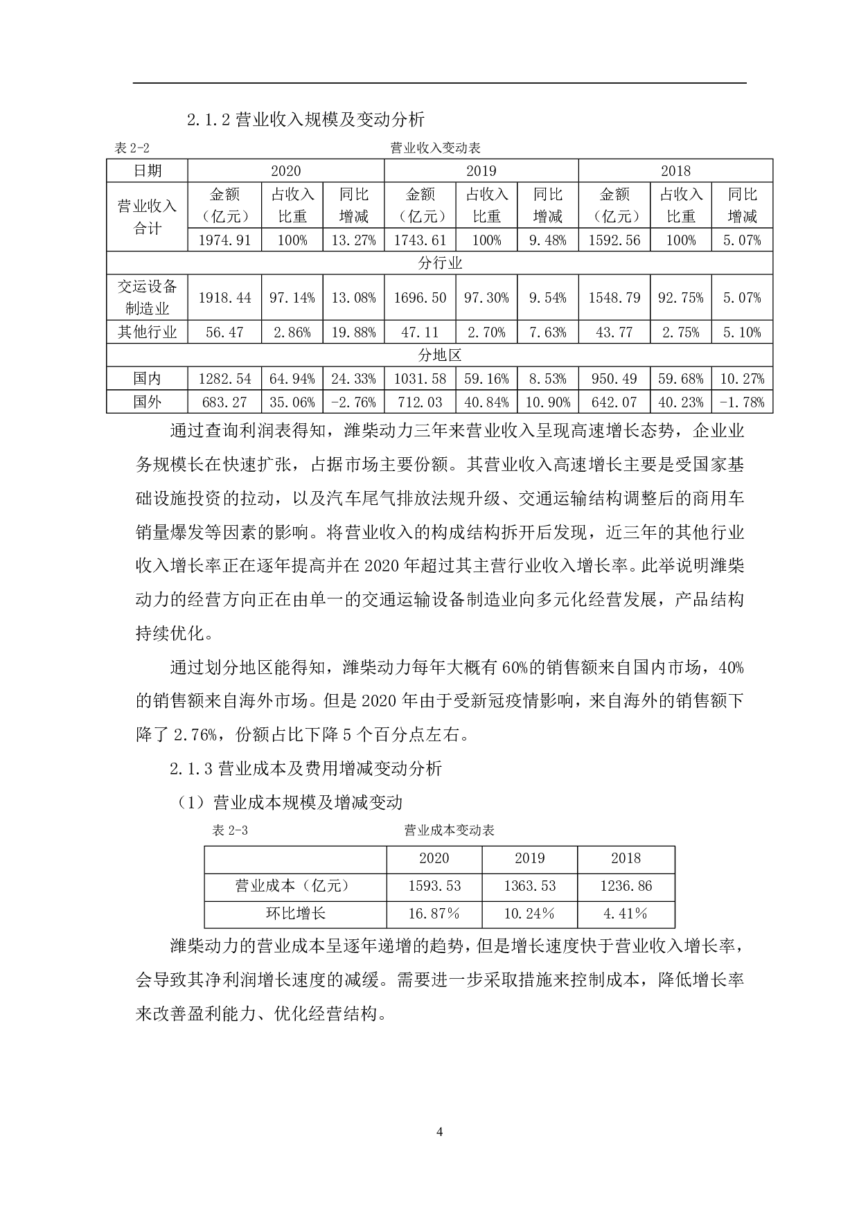 潍柴动力股份有限公司利润表分析-5996字.pdf 第6页