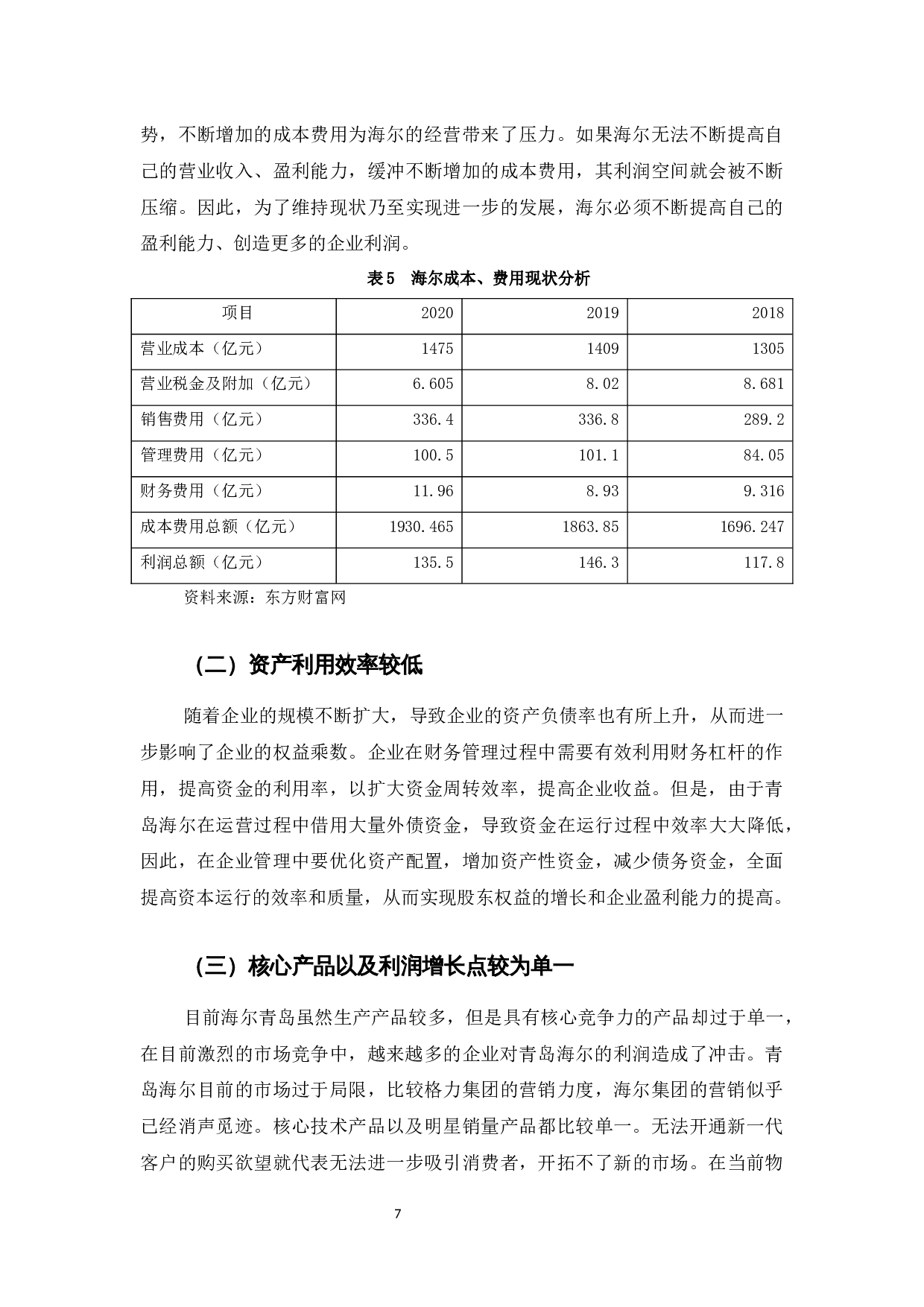 海尔青岛控股有限公司盈利能力提升对策研究-9733字.docx 第10页
