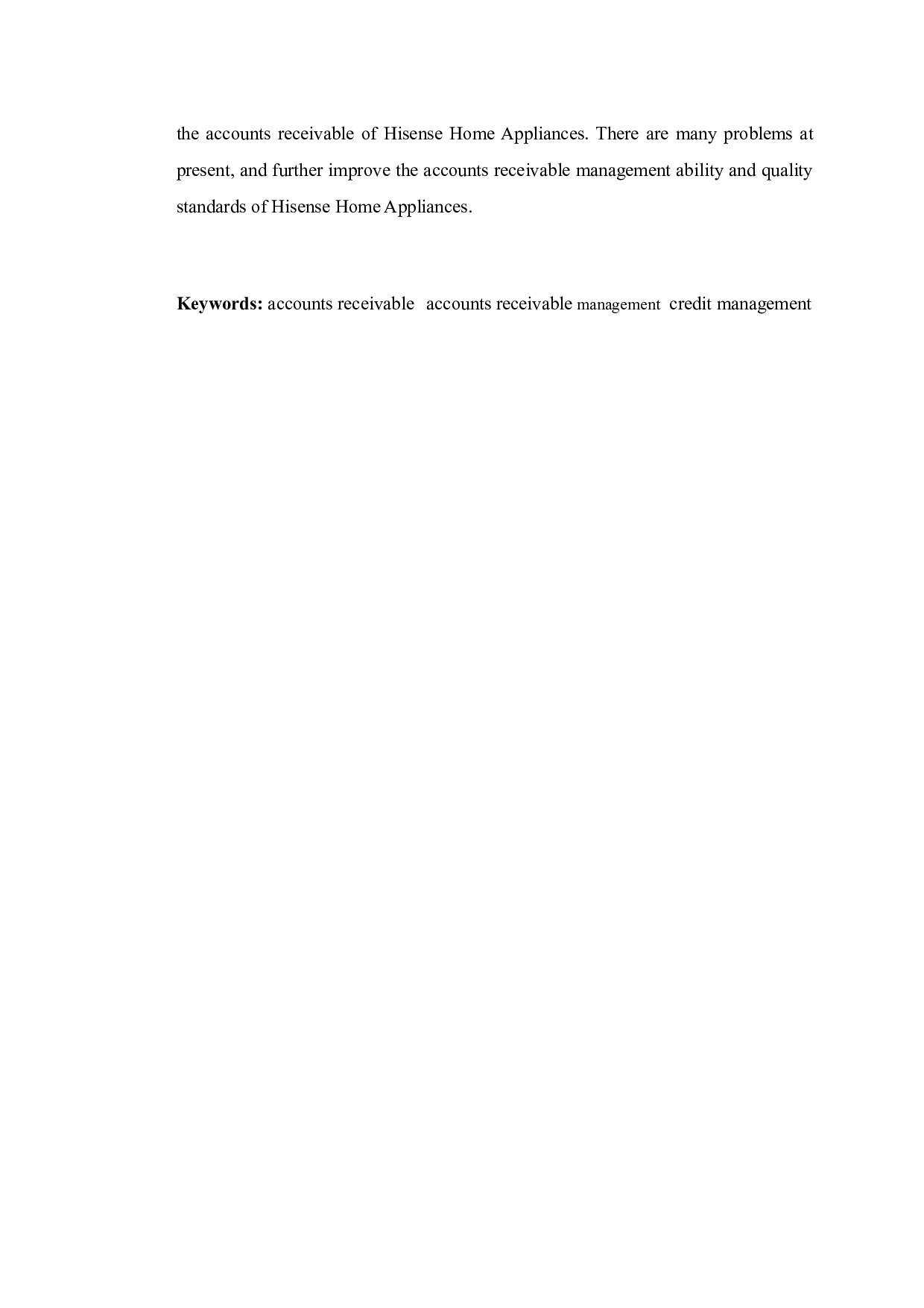 海信家电应收账款管理存在问题及对策研究-10500字.docx 第3页
