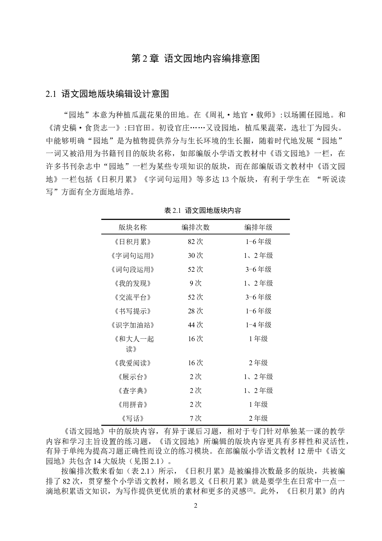 小学教材语文园地内容编排特点及教学策略研究-12555字.docx 第5页