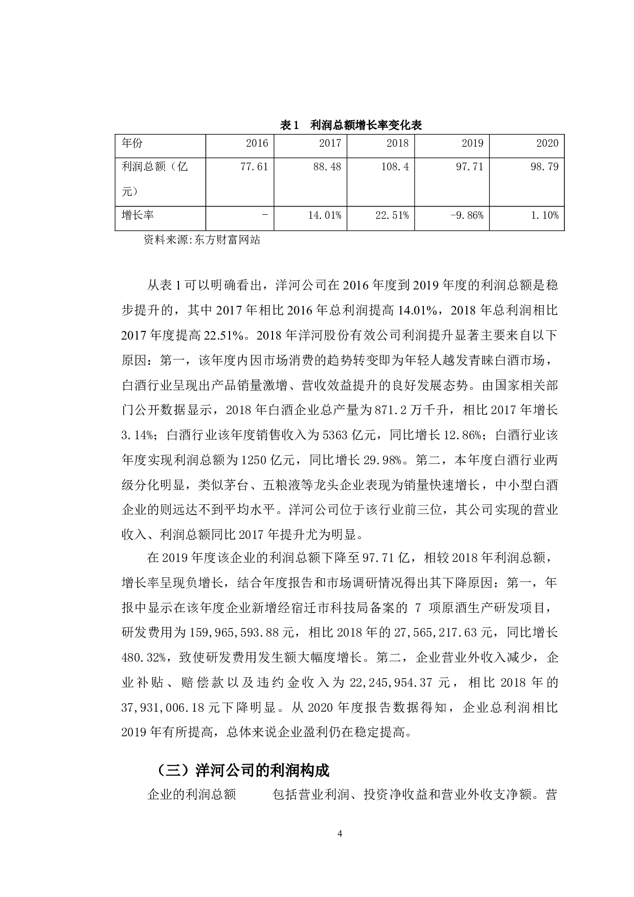 洋河股份公司盈利能力分析与评价问题研究-9569字.doc 第7页